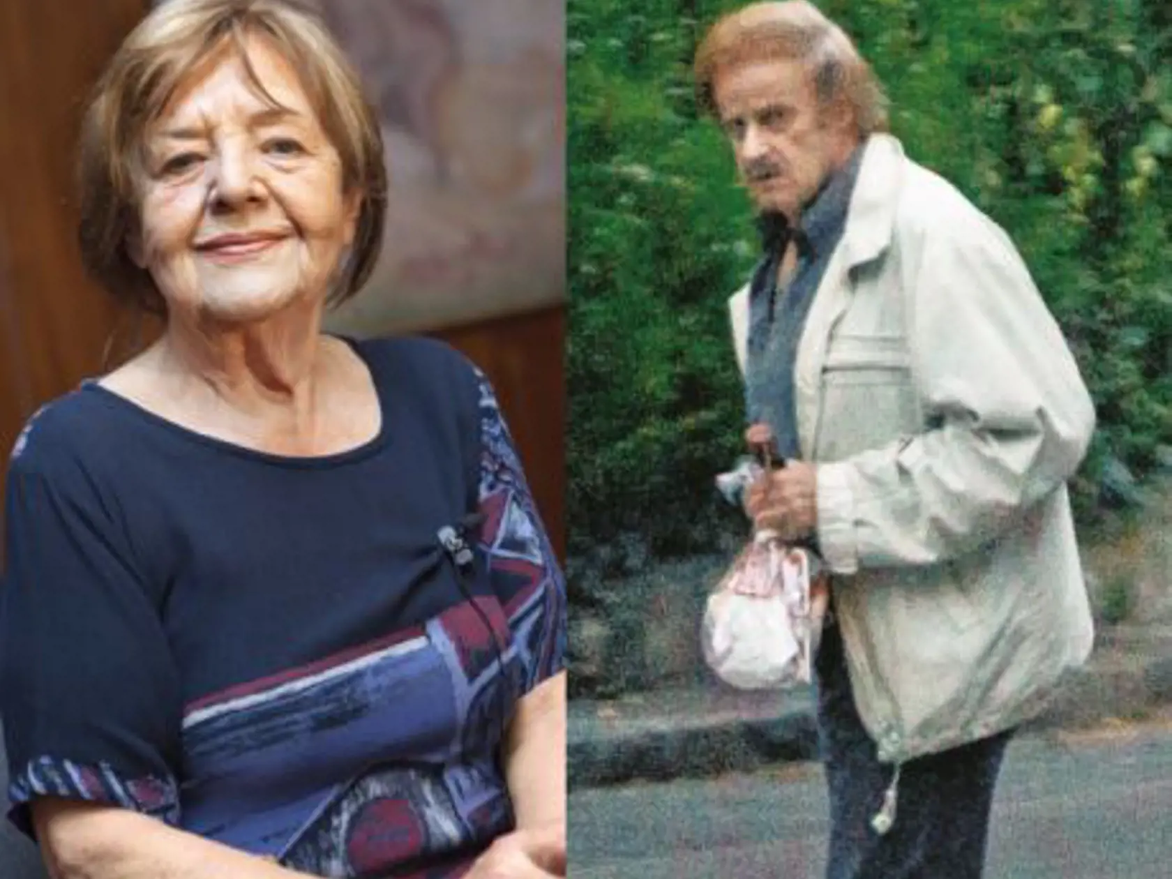 Eva Krížiková (†85) a jej nevlastný syn Ján Zvarík (†72). Ten náhle zomrel 18. januára 2021.