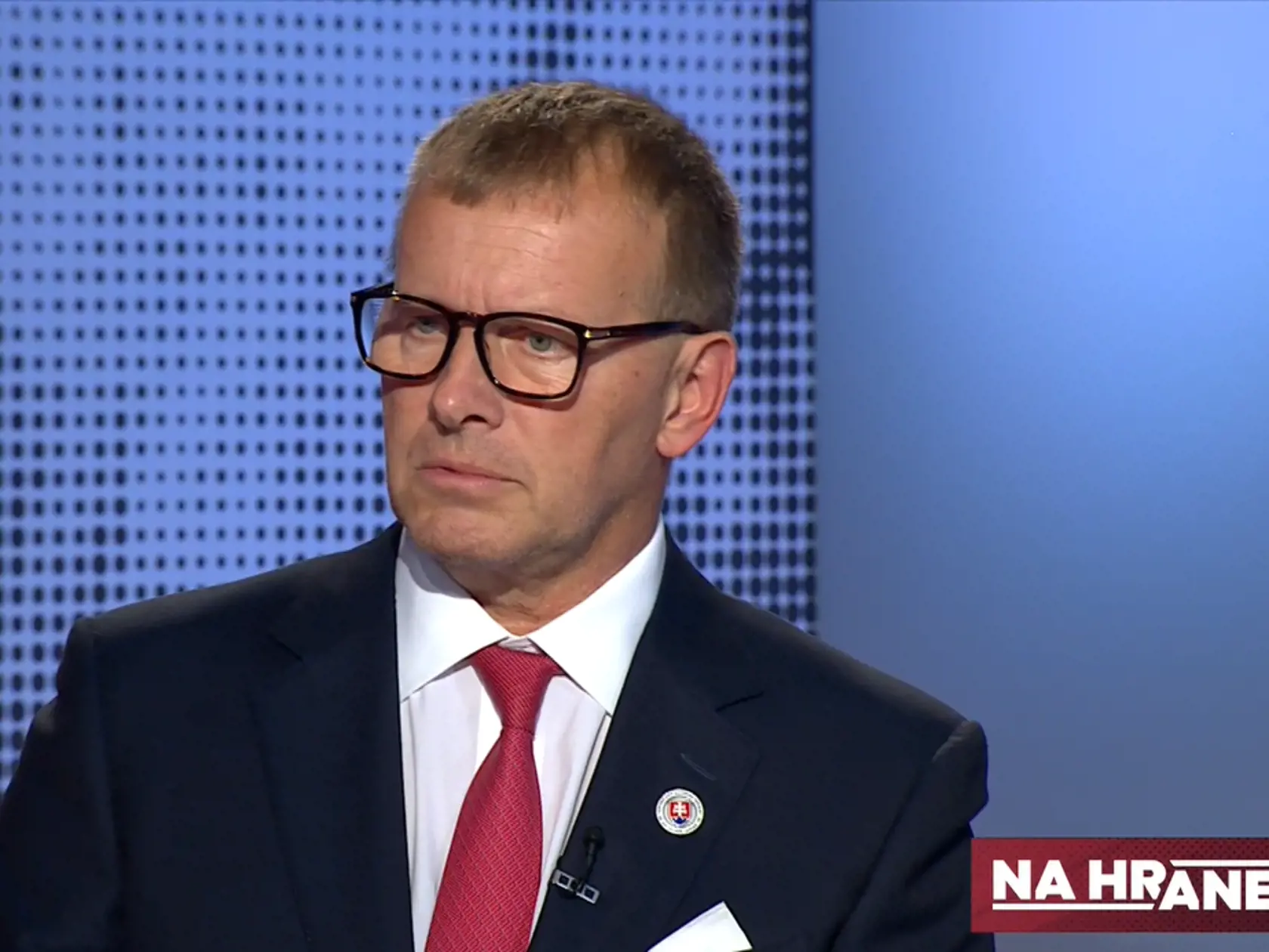 Predseda parlamentu Boris Kollár (Sme rodina) v relácii TV JOJ Na hrane. 