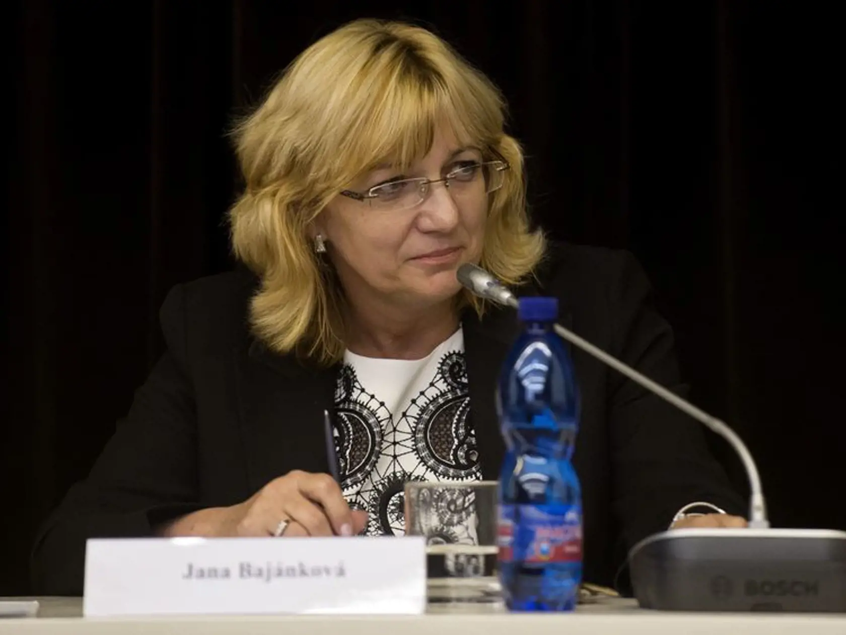 bývalá predsedníčkou súdnej rady Jana Bajánková.