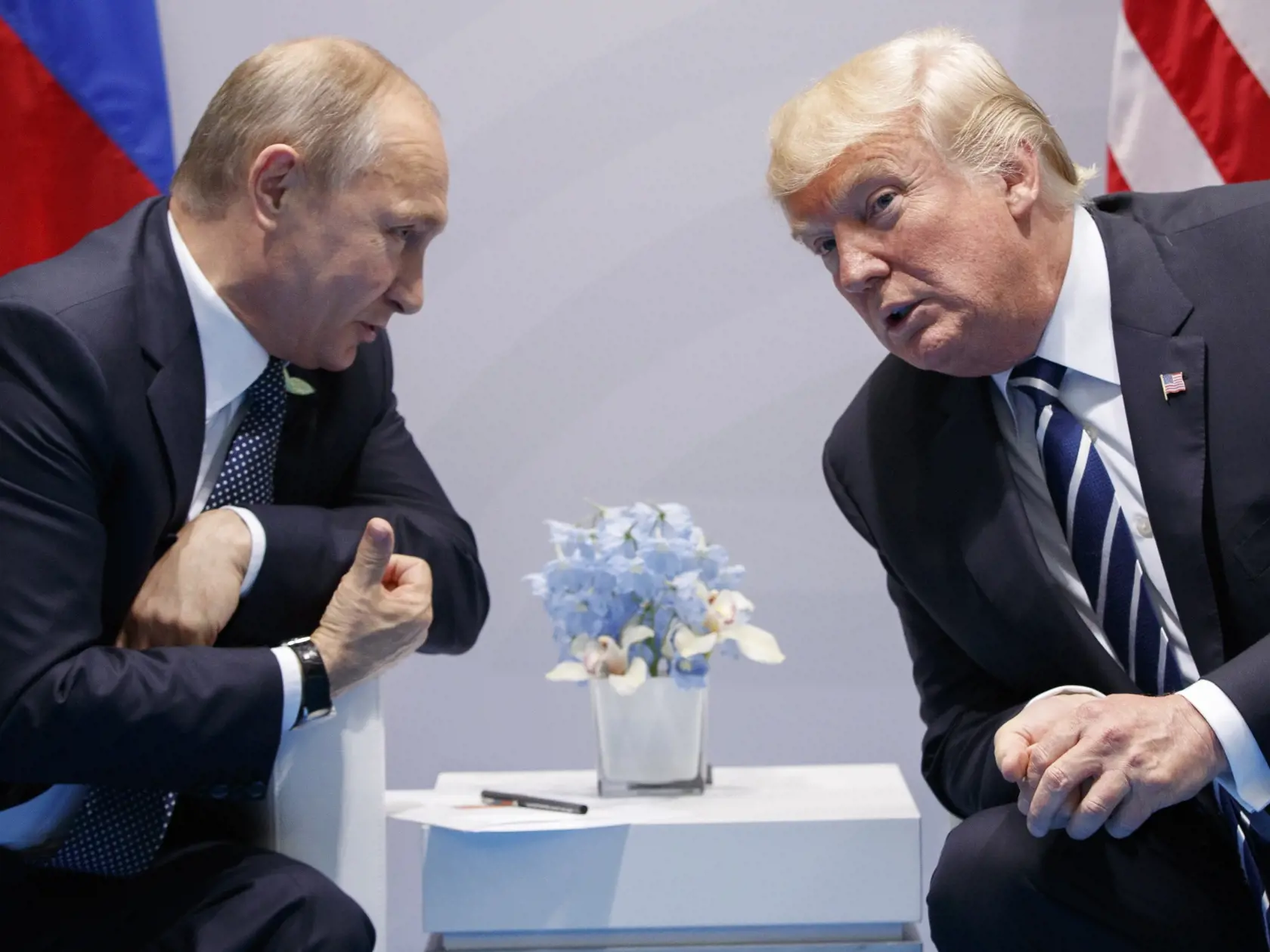 Trump s Putinom.