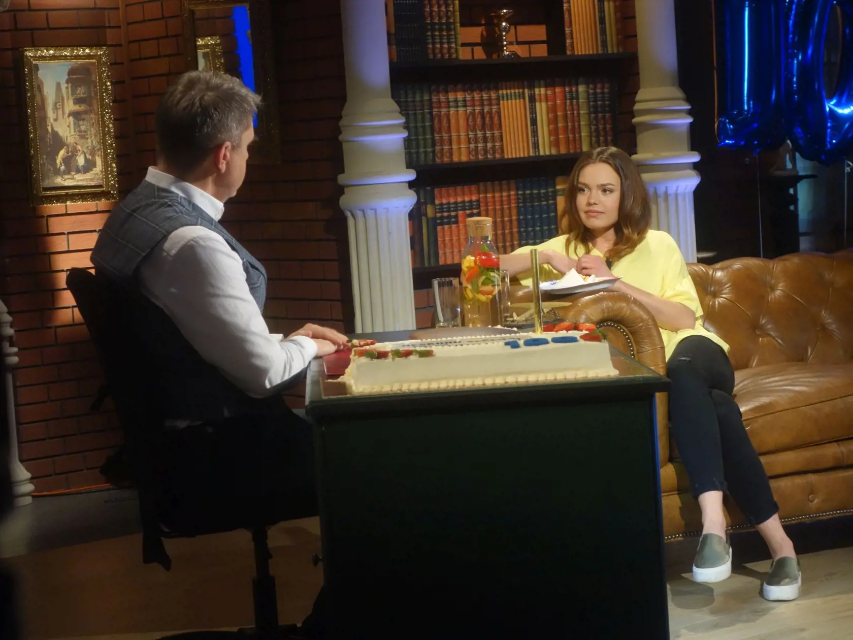 Mária Havranová v šou Petra Marcina Neskoro večer 