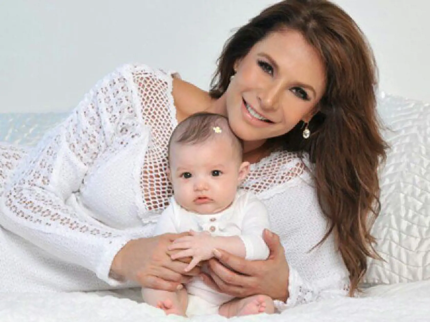 Lorena sa tešila z adoptovanej dcérky.