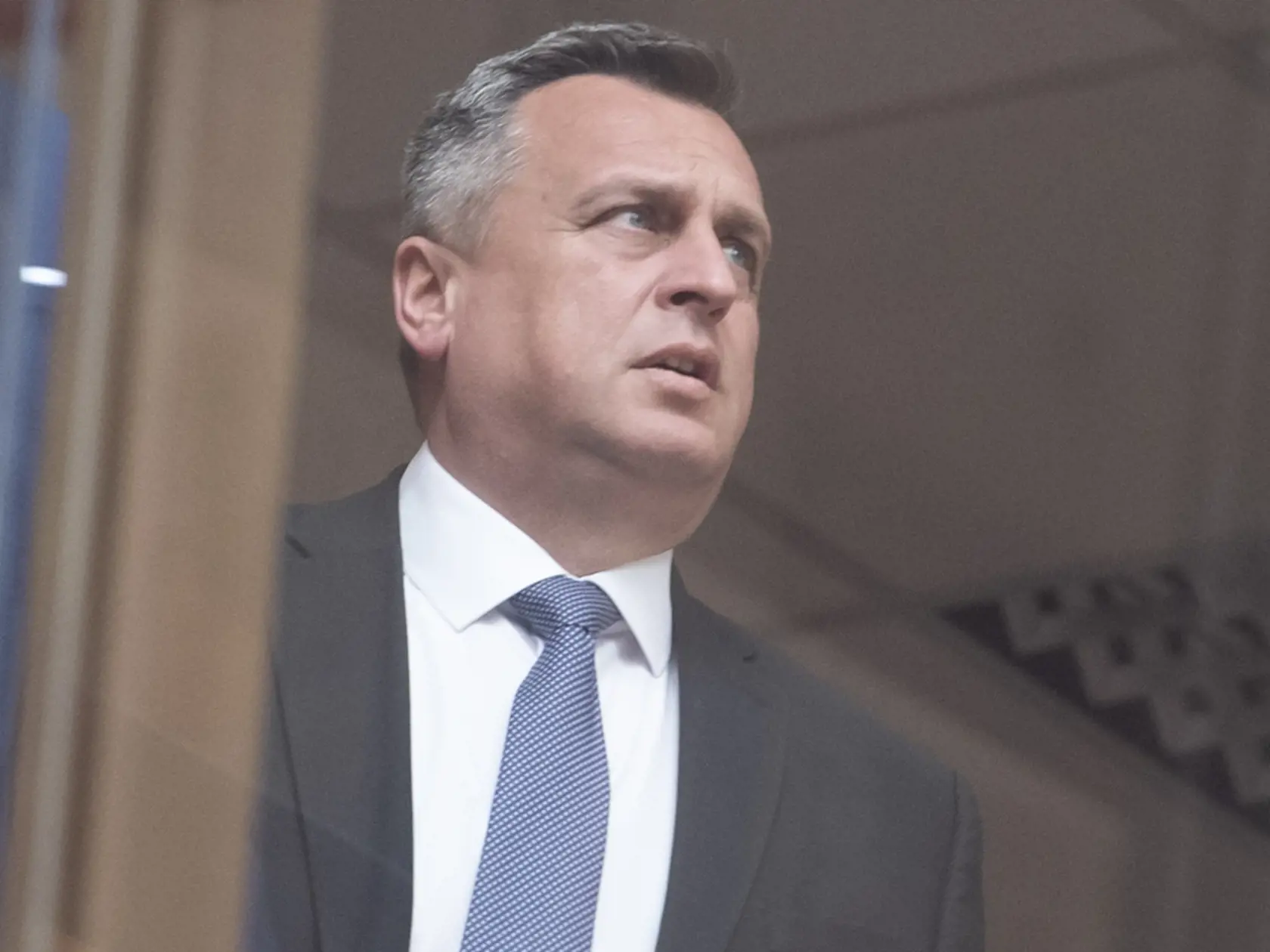 Na snímke podpredseda NR SR Andrej Danko (SNS) prichádza na 19. rokovanie vlády SR v pondelok 26. februára 2024 v Bratislave.