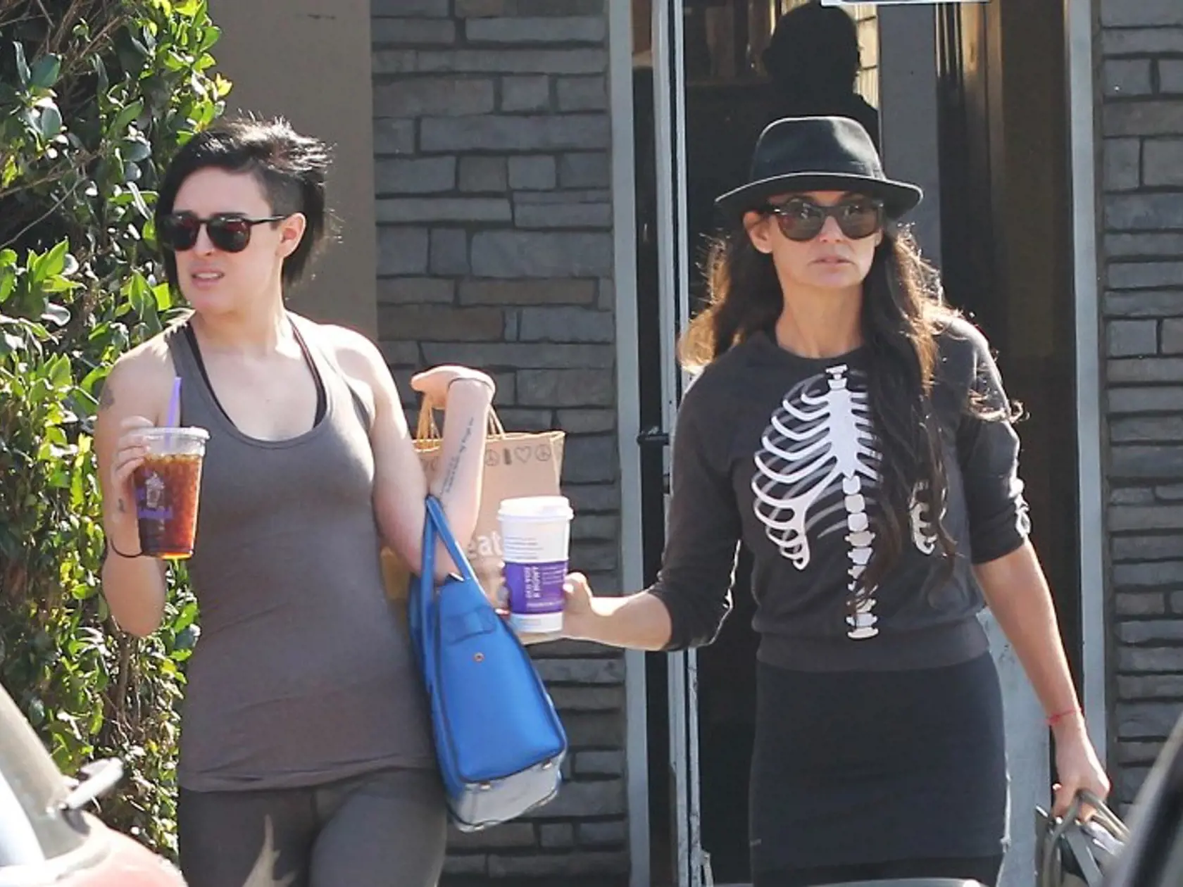 Demi Moore na káve s dcérou Rumor.