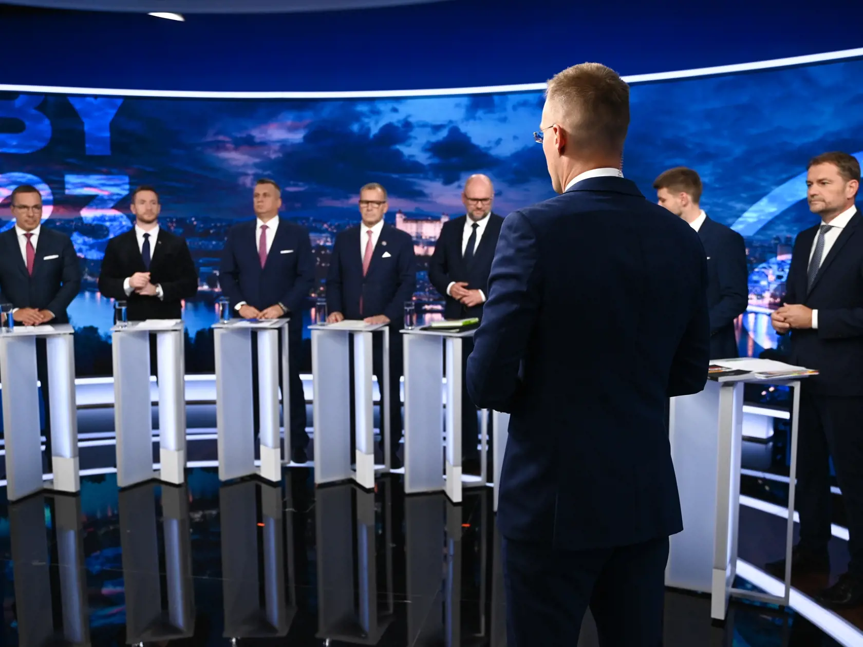 Markíza v pondelok odvysielala predvolebnú debatu, na ktorej sa zúčastnili lídri strán s preferenciami nad 5 percent.