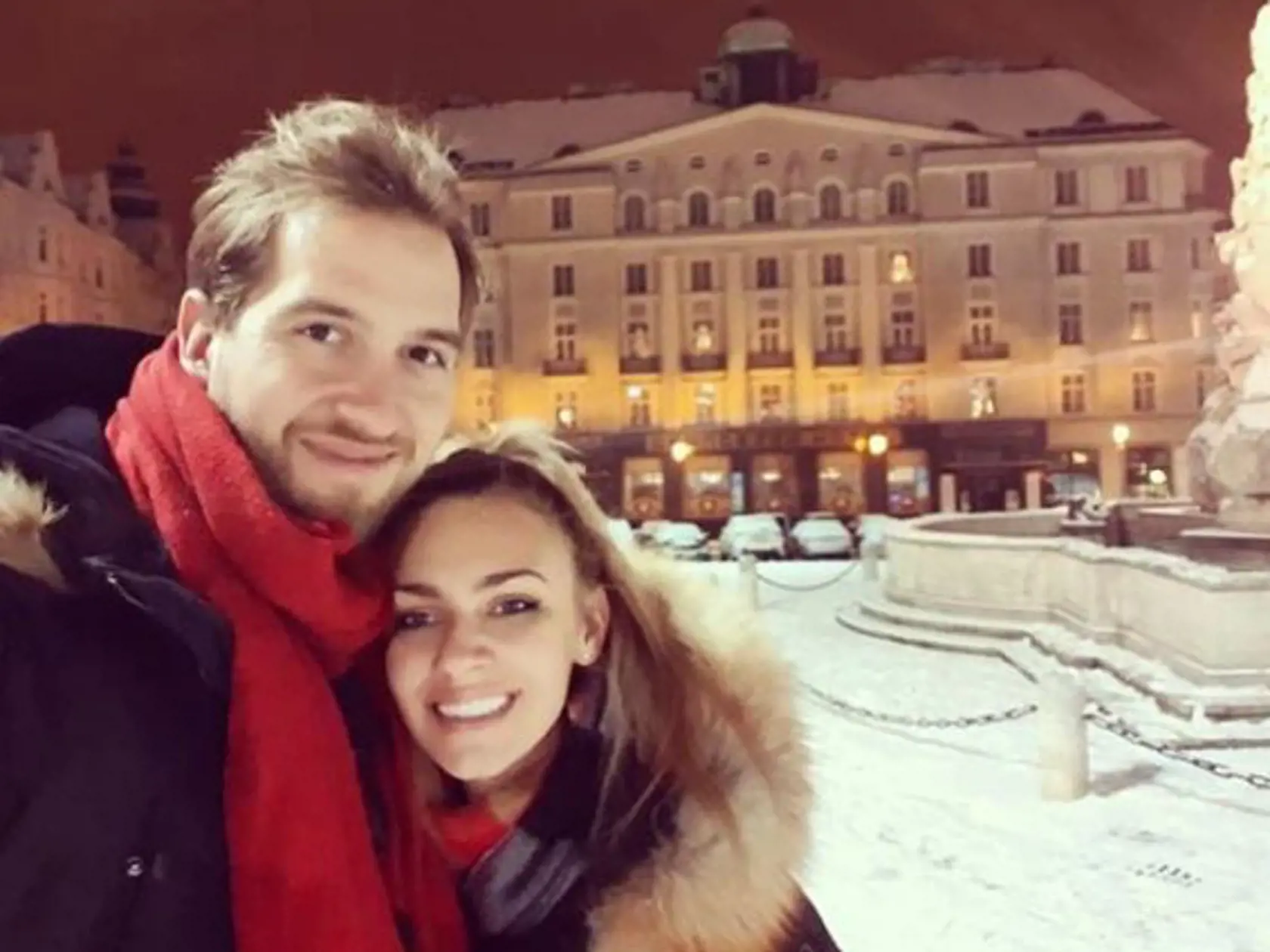 Samuel Tomeček s dnes už manželkou.