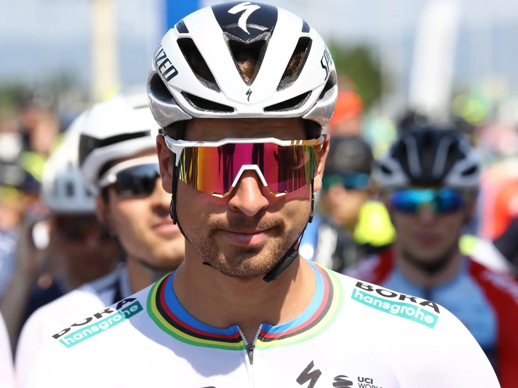 Takto to vyzeralo na majstrovstvách Česka a Slovenska v cyklistike. Na snímke Peter Sagan.