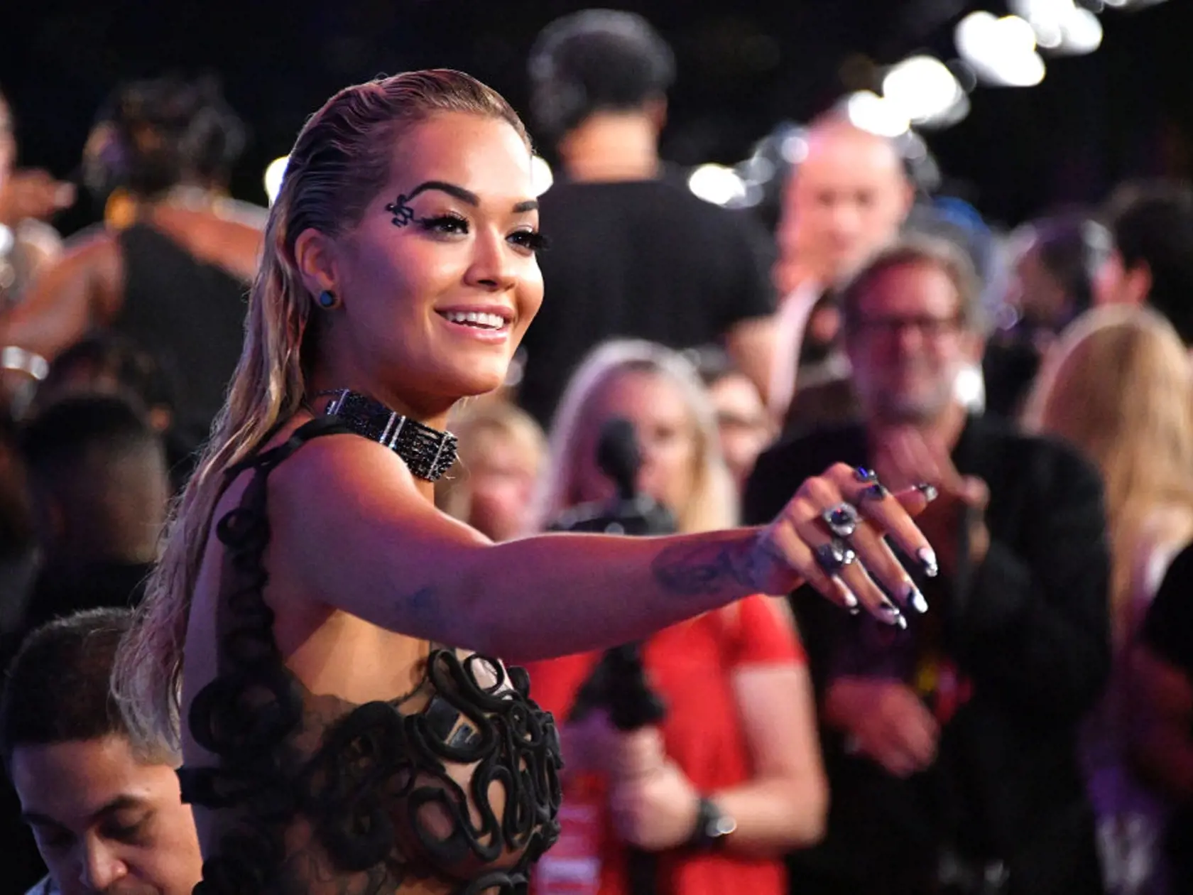 NEW YORK, NY - AUGUST 20:  Rita Ora attends the 2018 MTV Video Music Awards at Radio City Music Hall on August 20, 2018 in New York City.  (Photo by Dia Dipasupil/Getty Images for MTV)