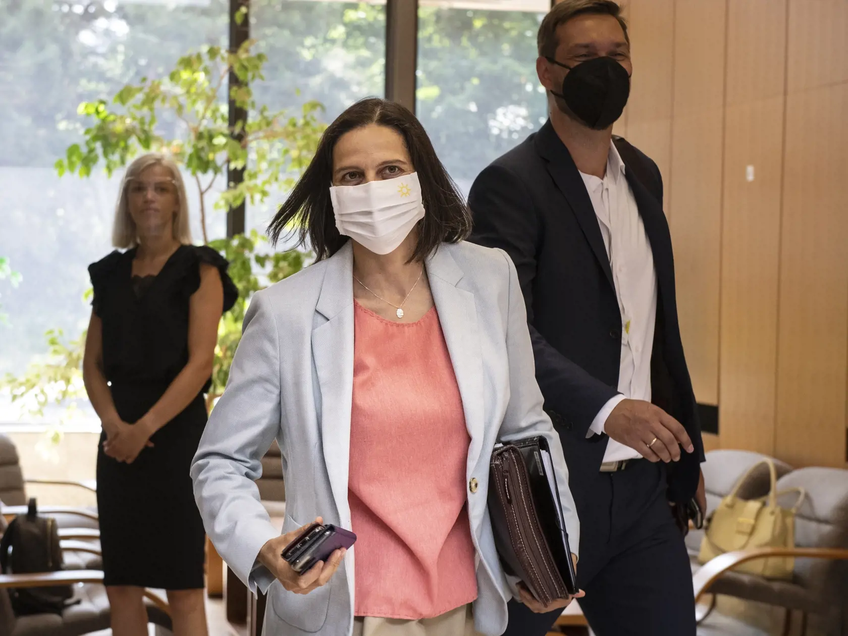 Na snímke ministerka spravodlivosti SR Mária Kolíková (Za ľudí) pred rokovaním 18. schôdze vlády SR v Bratislave v stredu 23. júna 2021. FOTO TASR - Pavel Neubauer

