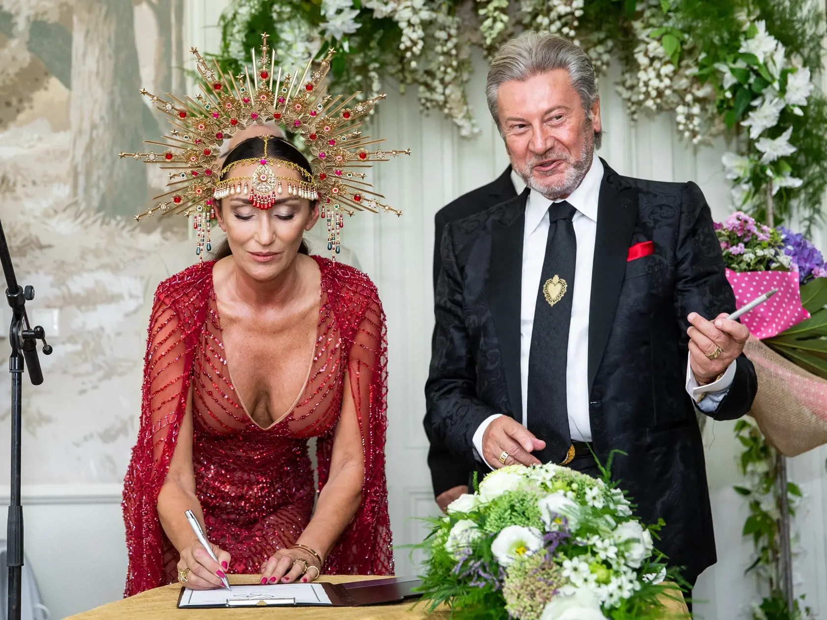 Svadba Sisy Lelkes Sklovskej a Juraja Lelkesa.