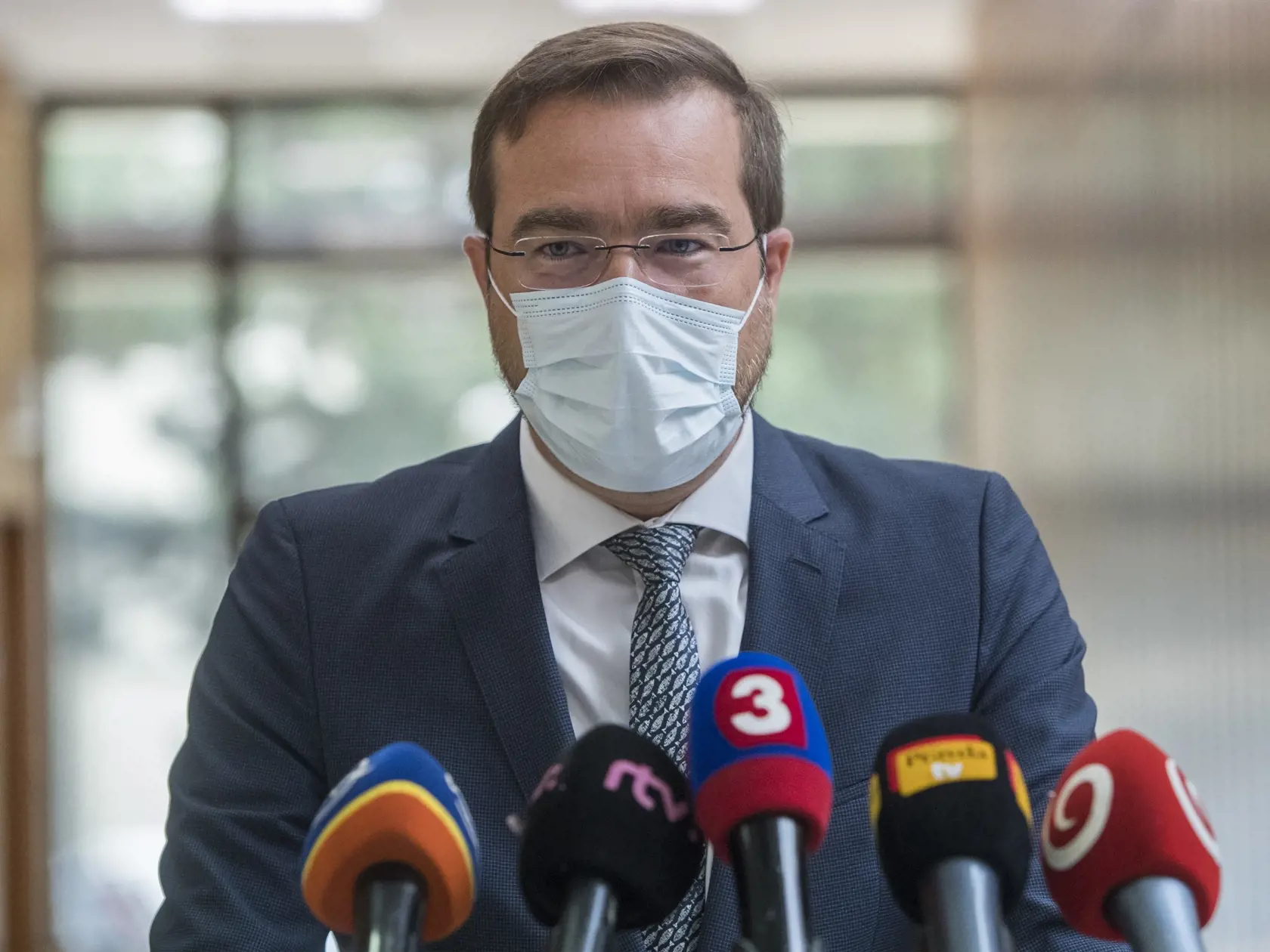 Na snímke minister zdravotníctva SR Marek Krajčí  (OĽaNO) na brífingu s novinármi pred 34. schôdzou vlády SR 26. augusta 2020 v Bratislave. FOTO TASR - Martin Baumann