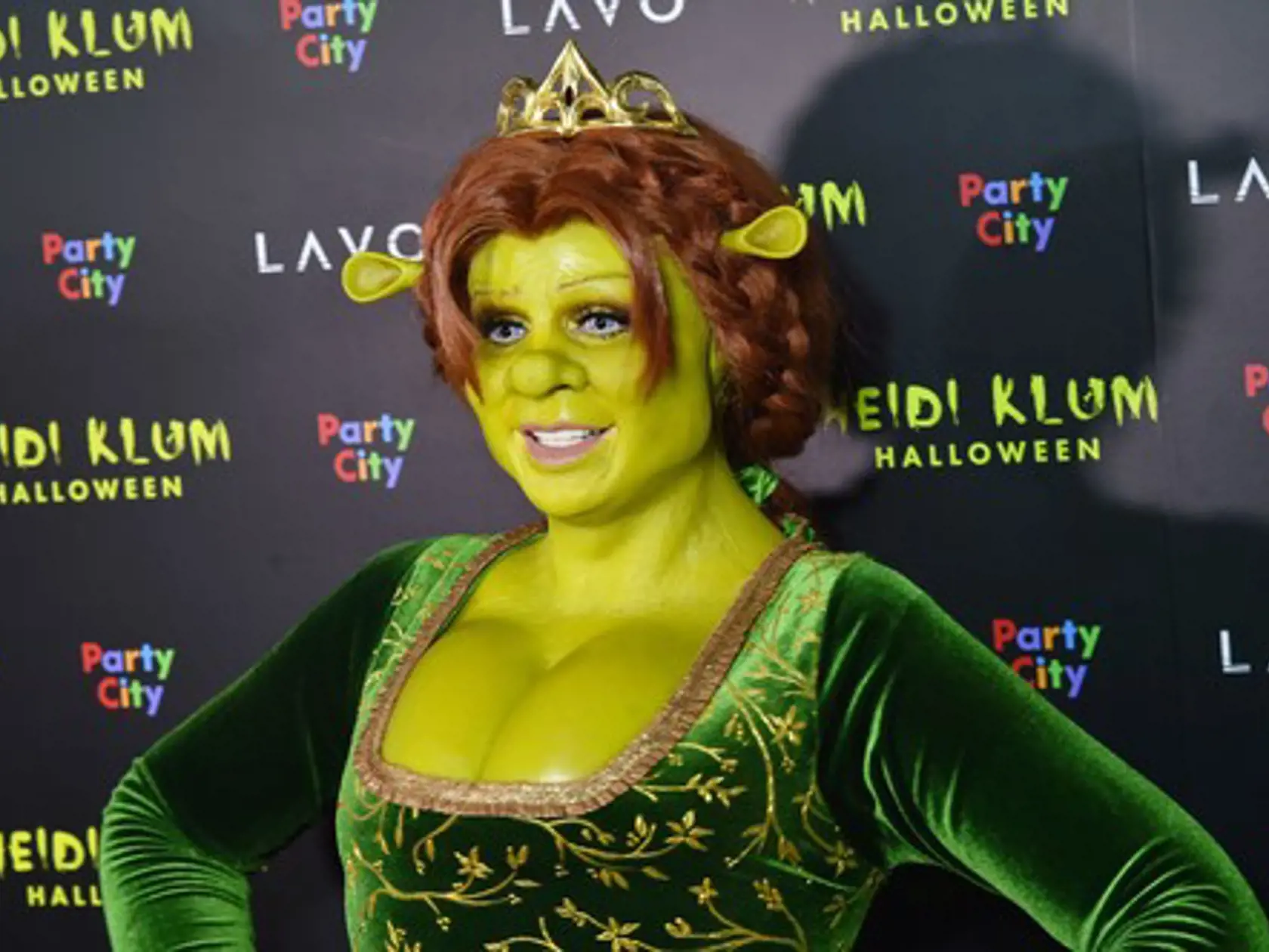 Heidi Klum ako Fiona zo Šreka.