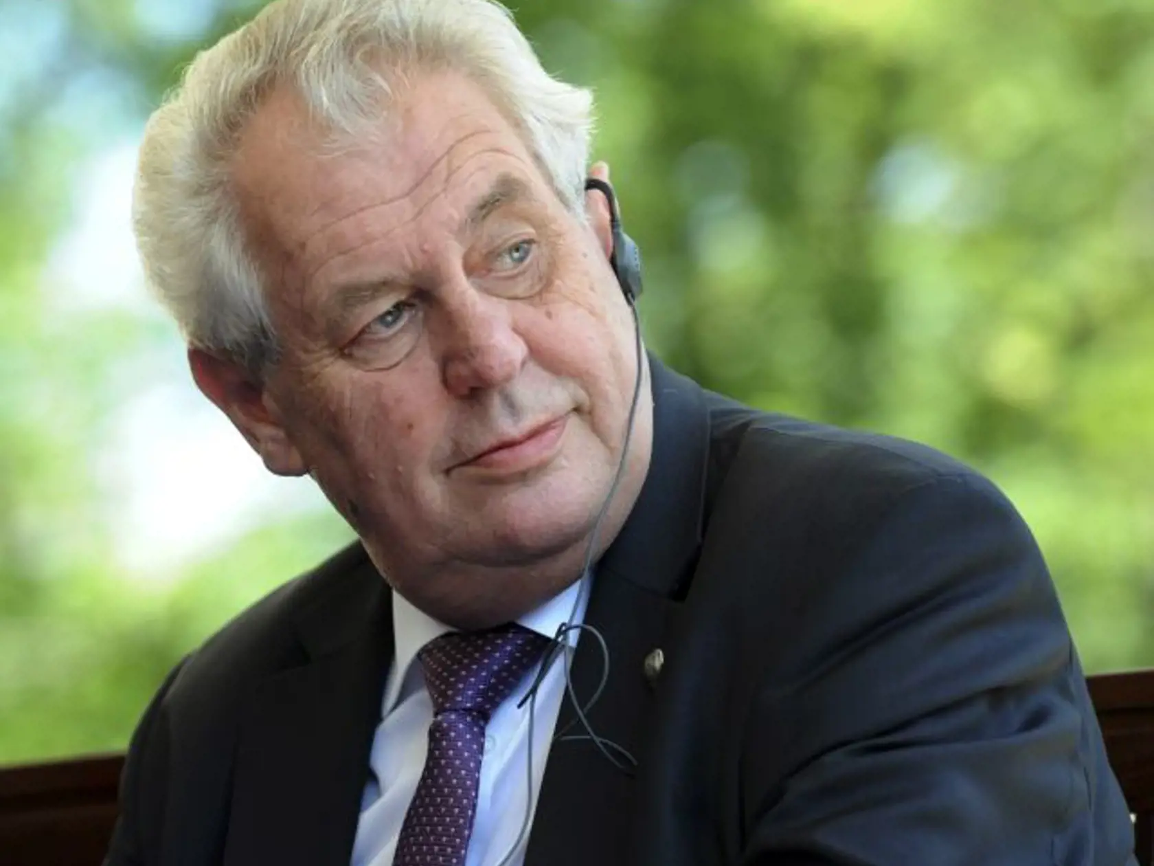 Český prezident Miloš Zeman