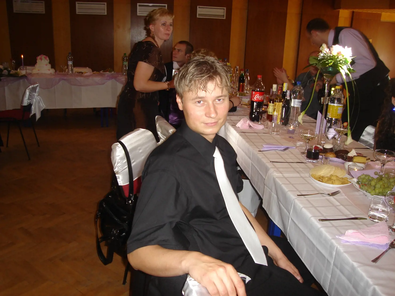 Martin ako mladý otec.