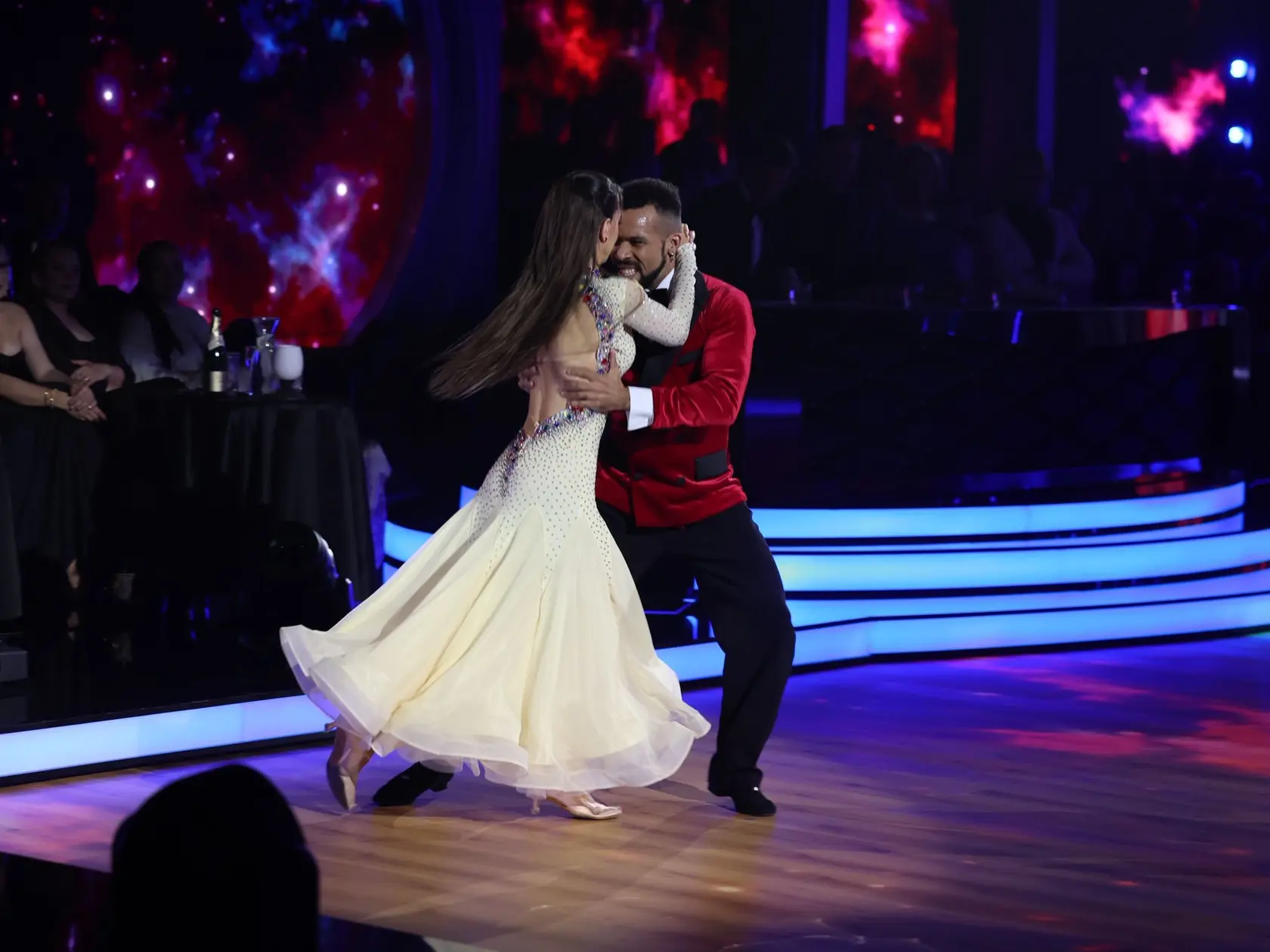 Finálové kolo Let's Dance. Na snímke Ráchel Šoltésová a Titus Ablorh.