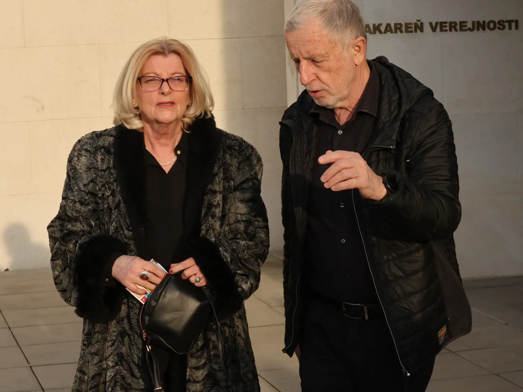 Manželka zosnulého Ľubomírs "Kyslíks" Stankovského.