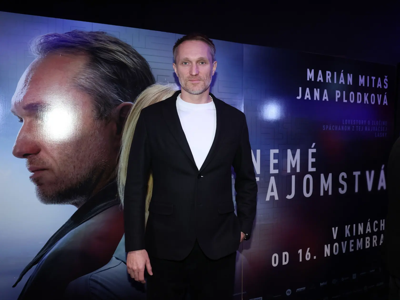 Marián Mitaš na premiére filmu Nemé Tajomstvá.
