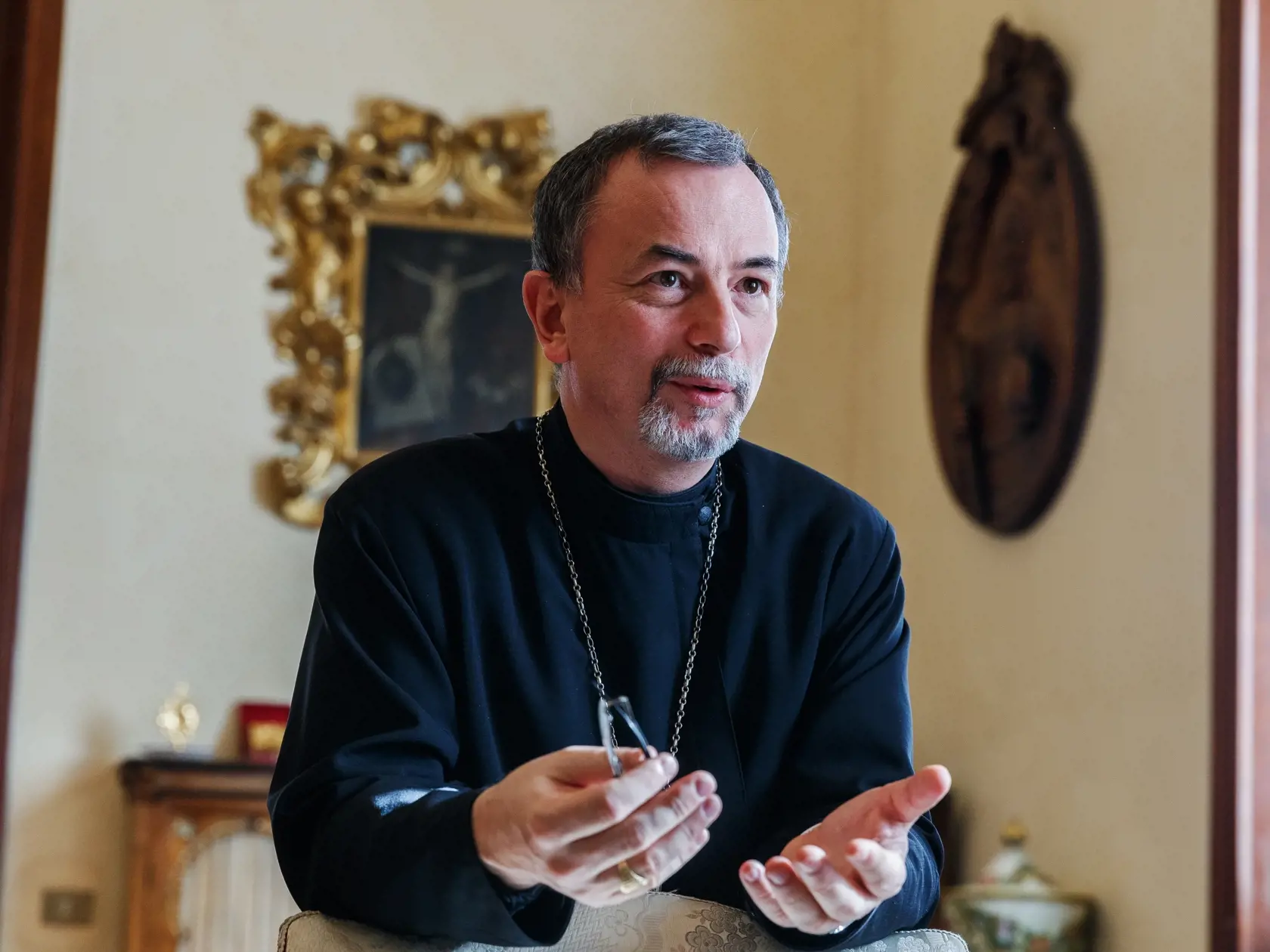 Na snímke Cyril Vasiľ, ktorý vystriedal biskupa Milana Chautura.