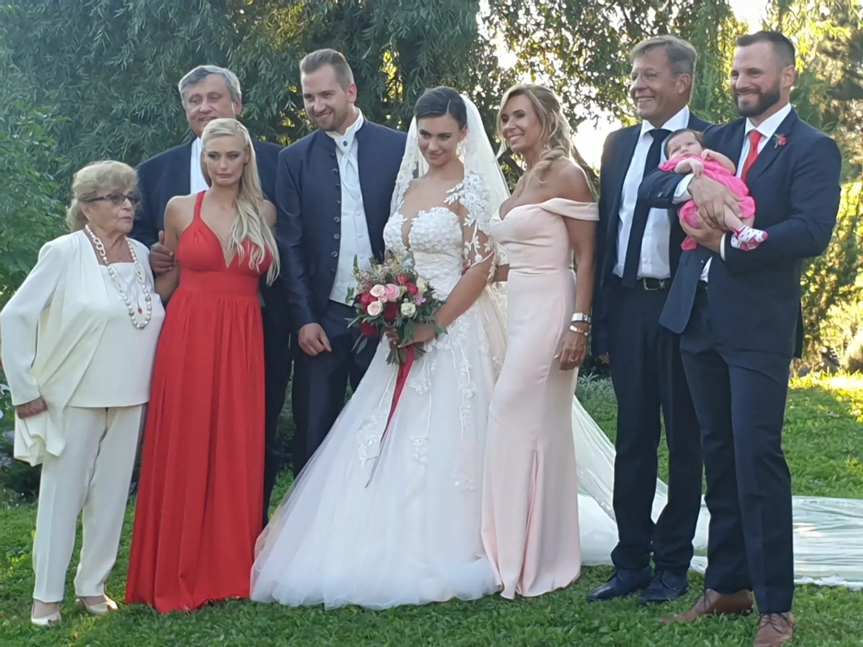 September 2020: Svadba bola veľkolepá. Manželstvo im, žiaľ, nevydržalo.