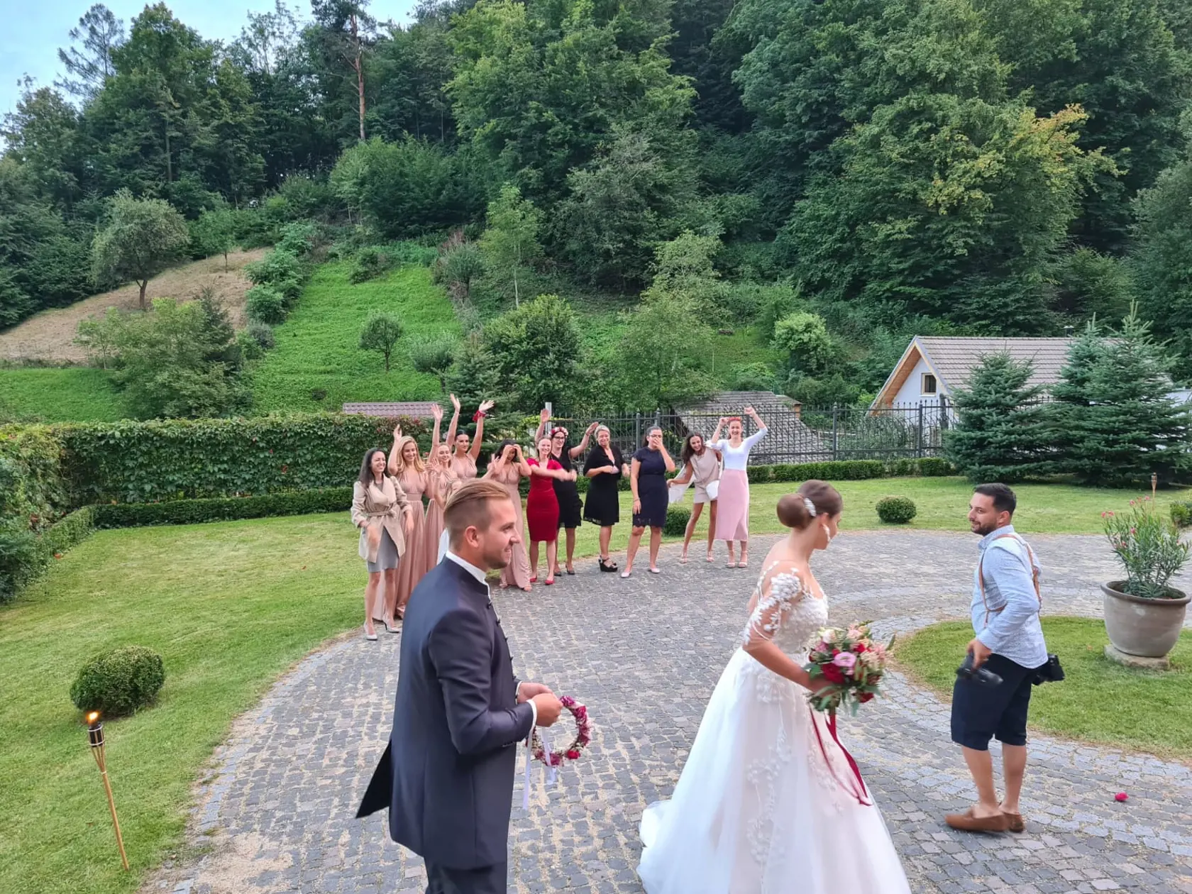 September 2020: Svadba bola veľkolepá. Manželstvo im, žiaľ, nevydržalo.