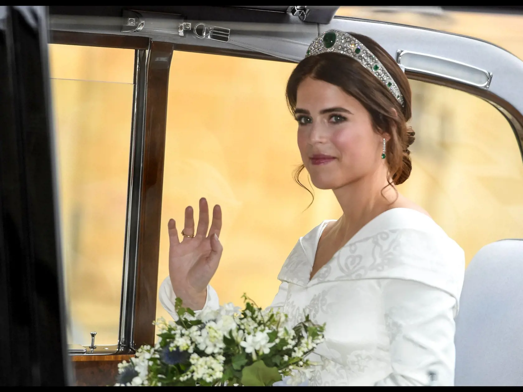 Svadba princeznej Eugenie a Jacka Brooksbanka.