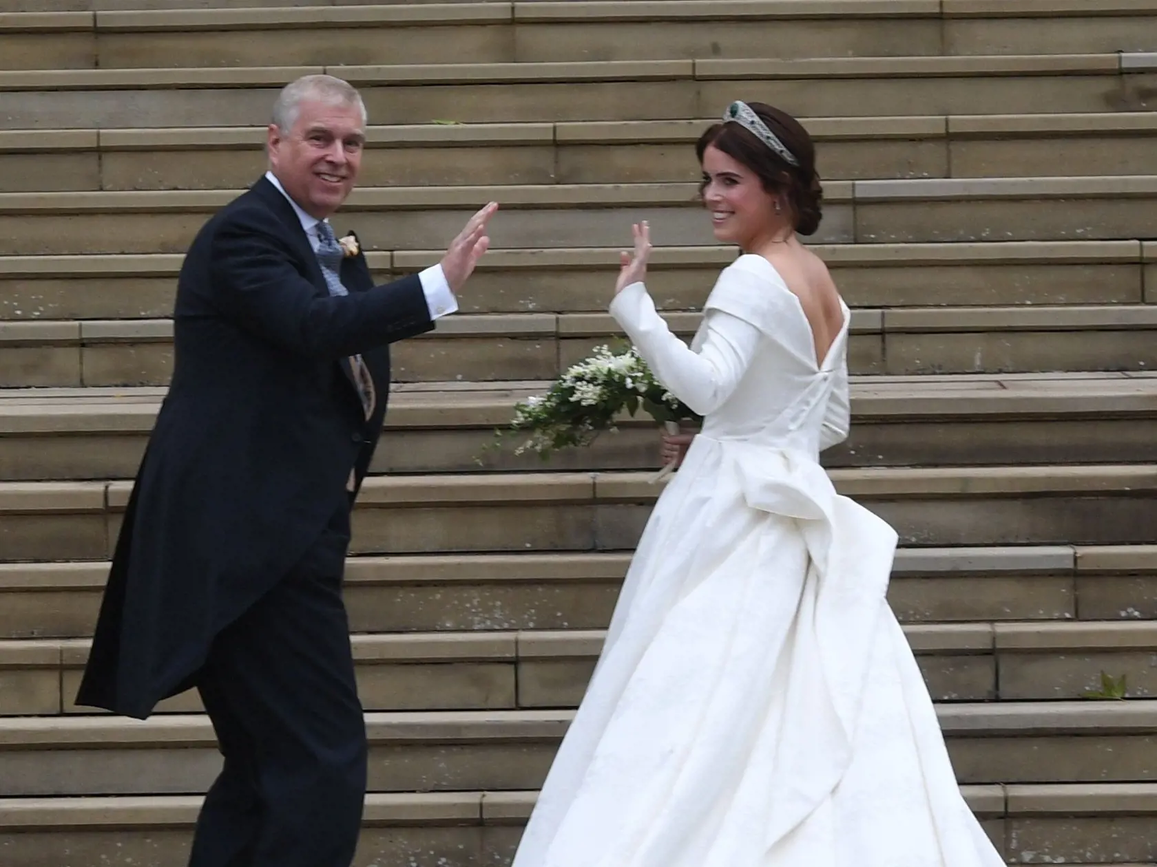 Svadba princeznej Eugenie a Jacka Brooksbanka.