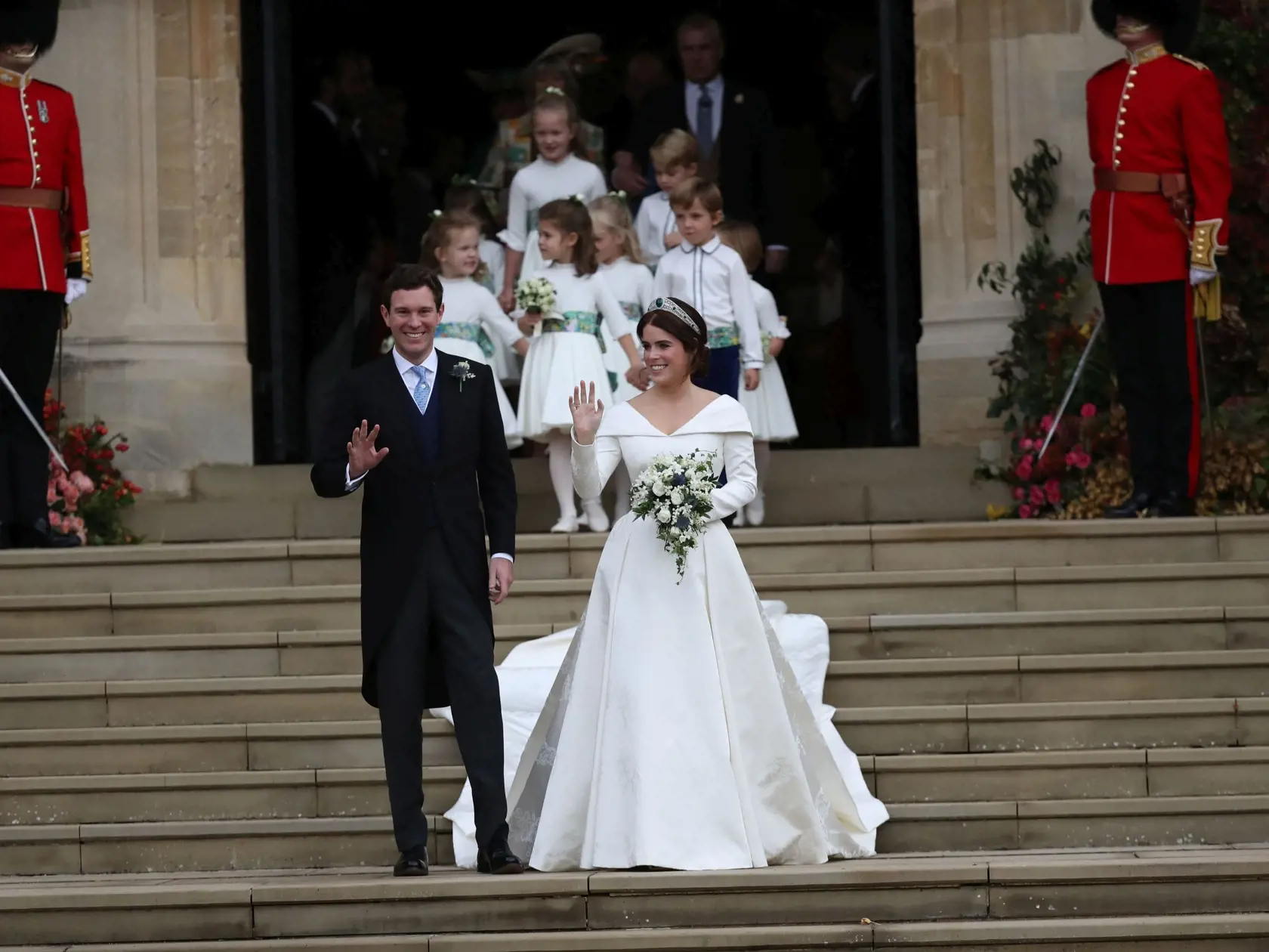 Svadba princeznej Eugenie a Jacka Brooksbanka.