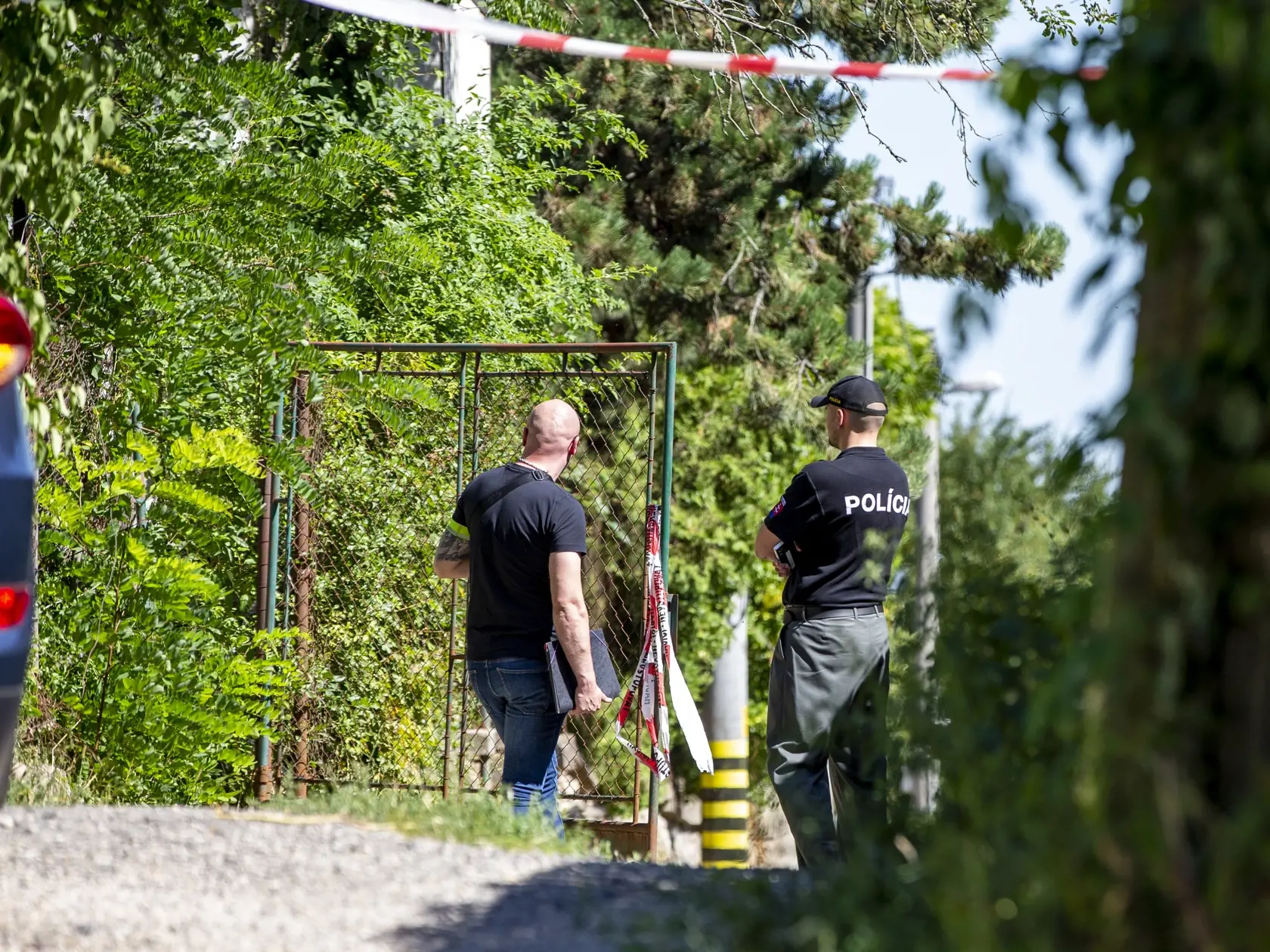 Miesto činu, kde sa muž chcel zbaviť mŕtvoly a následne spáchal samovraždu.
