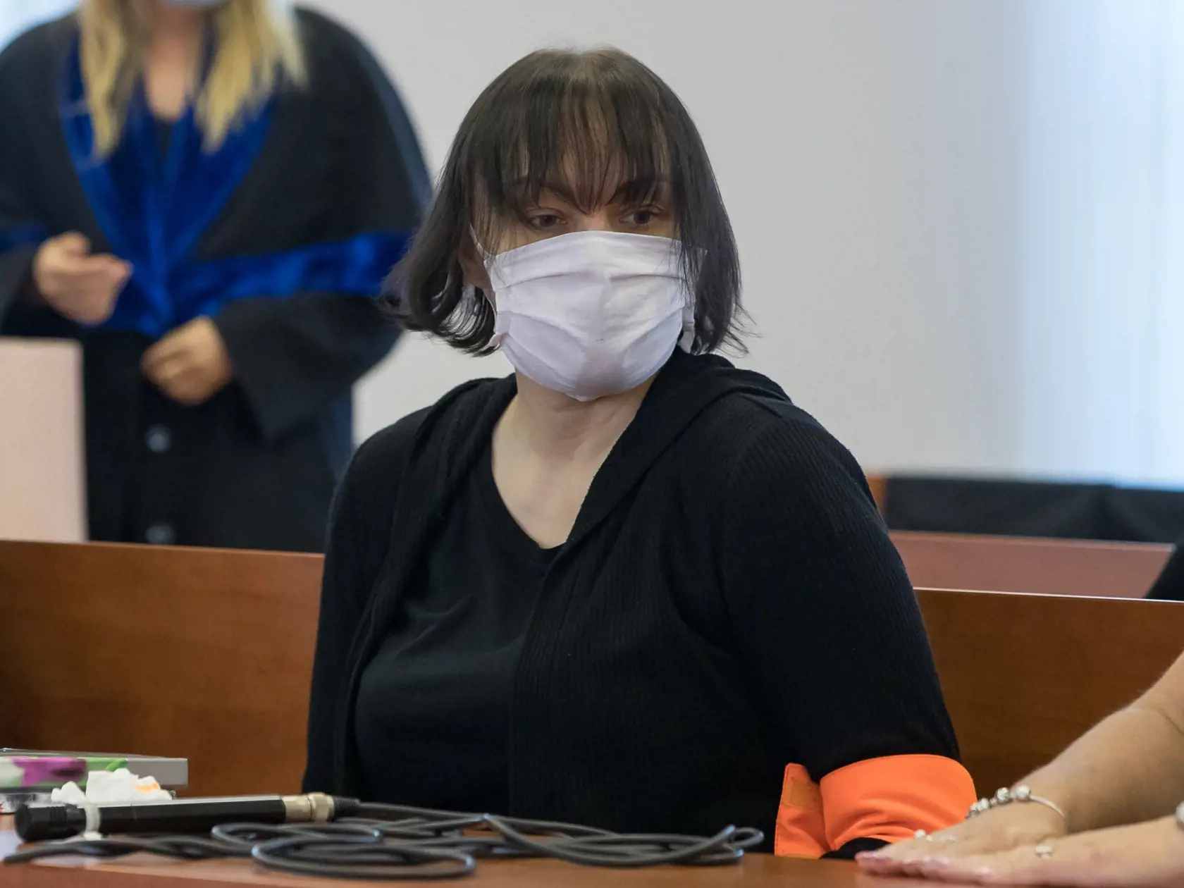 Súdne pojednávanie na Špecializovanom trestnom súde v Pezinku vo veci vraždy Jána Kuciaka a Martiny Kušnírovej. Na snímke je obžalovaná Alena Zsuzsová.