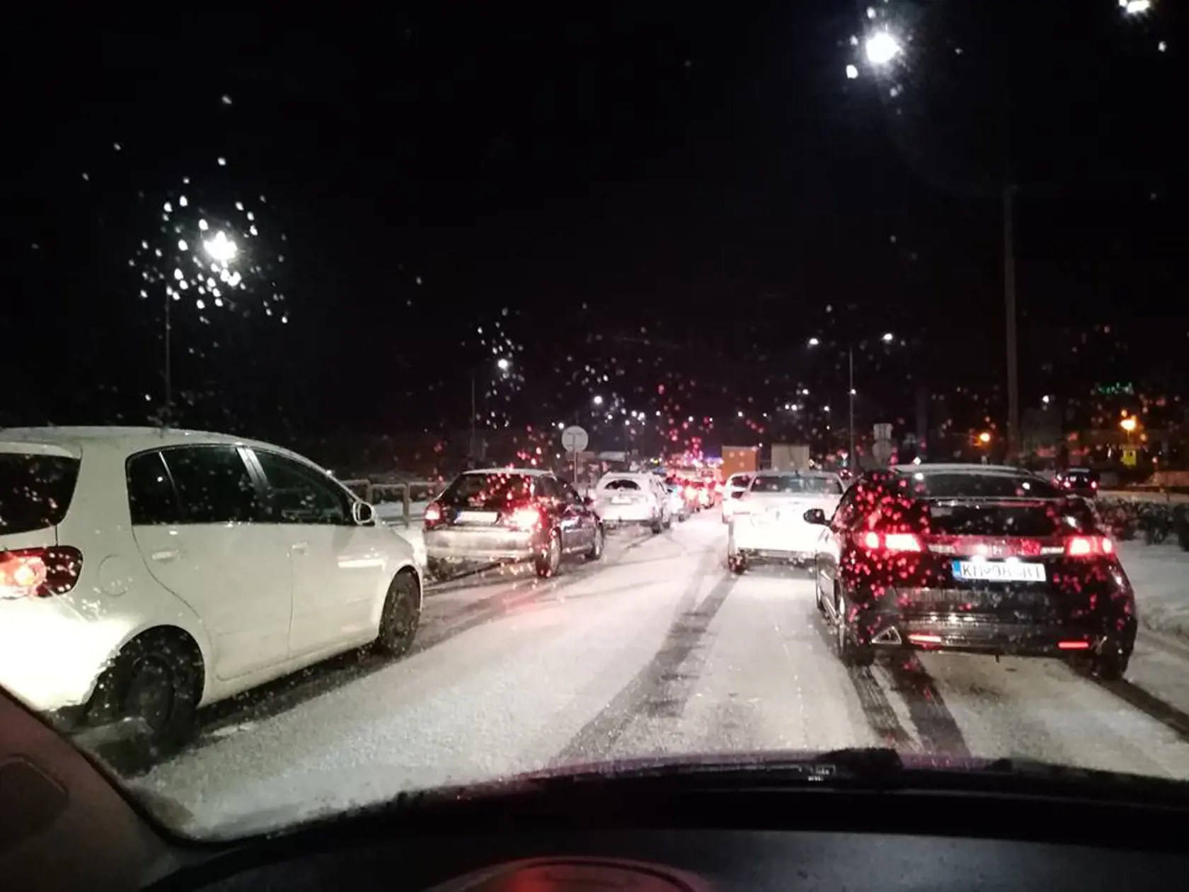 Žilina, ulica Ľavobrežná v smere na Kysucké Nové Mesto.