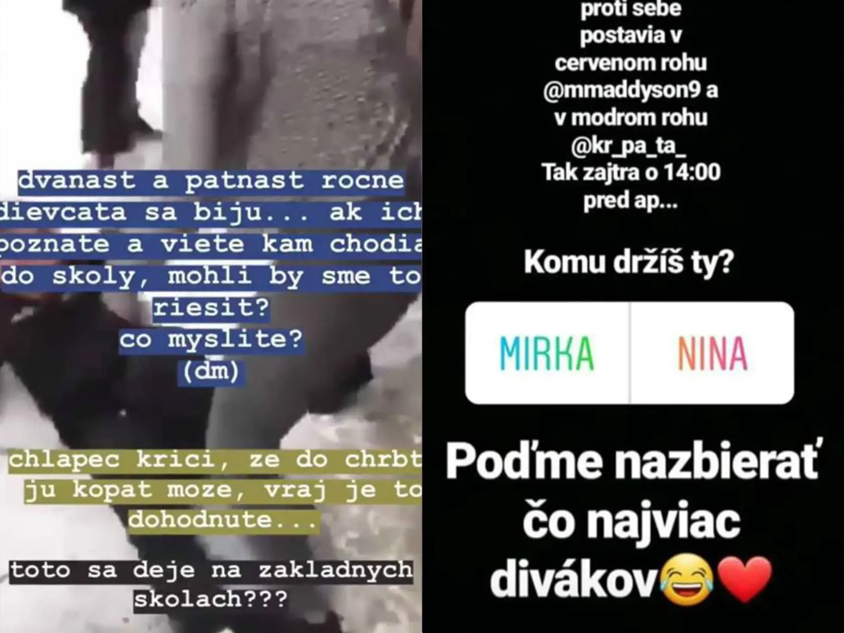 Videá niekoho pobúrili a ďalší z nich urobili "zábavne podujatie".