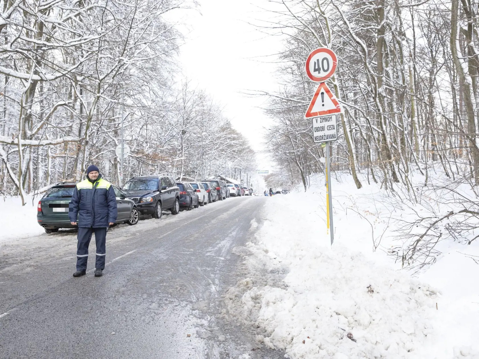 Vodičov síce víkendová snehová nádielka veľmi nepotešila, zato bratislavské deti si ju užili naplno.