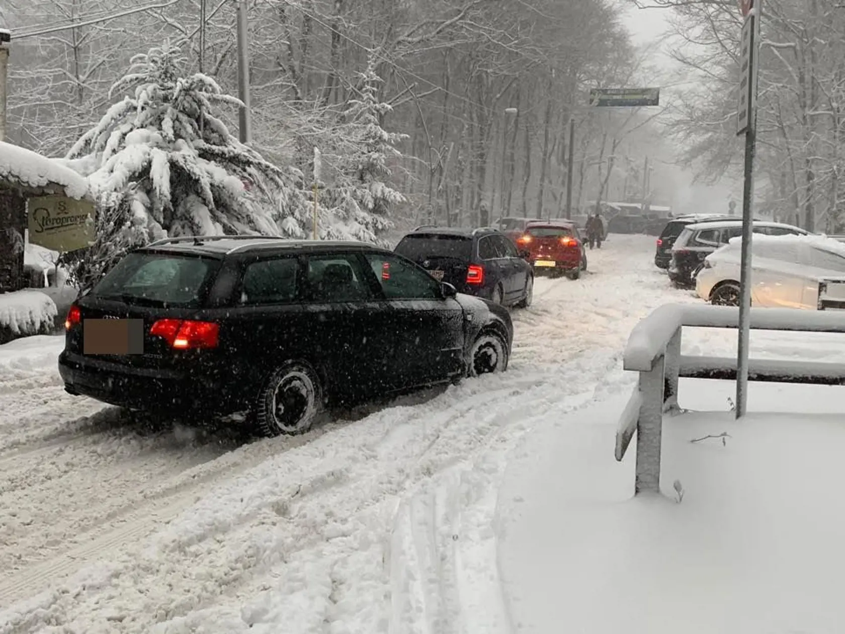 Vodičov síce víkendová snehová nádielka veľmi nepotešila, zato bratislavské deti si ju užili naplno.