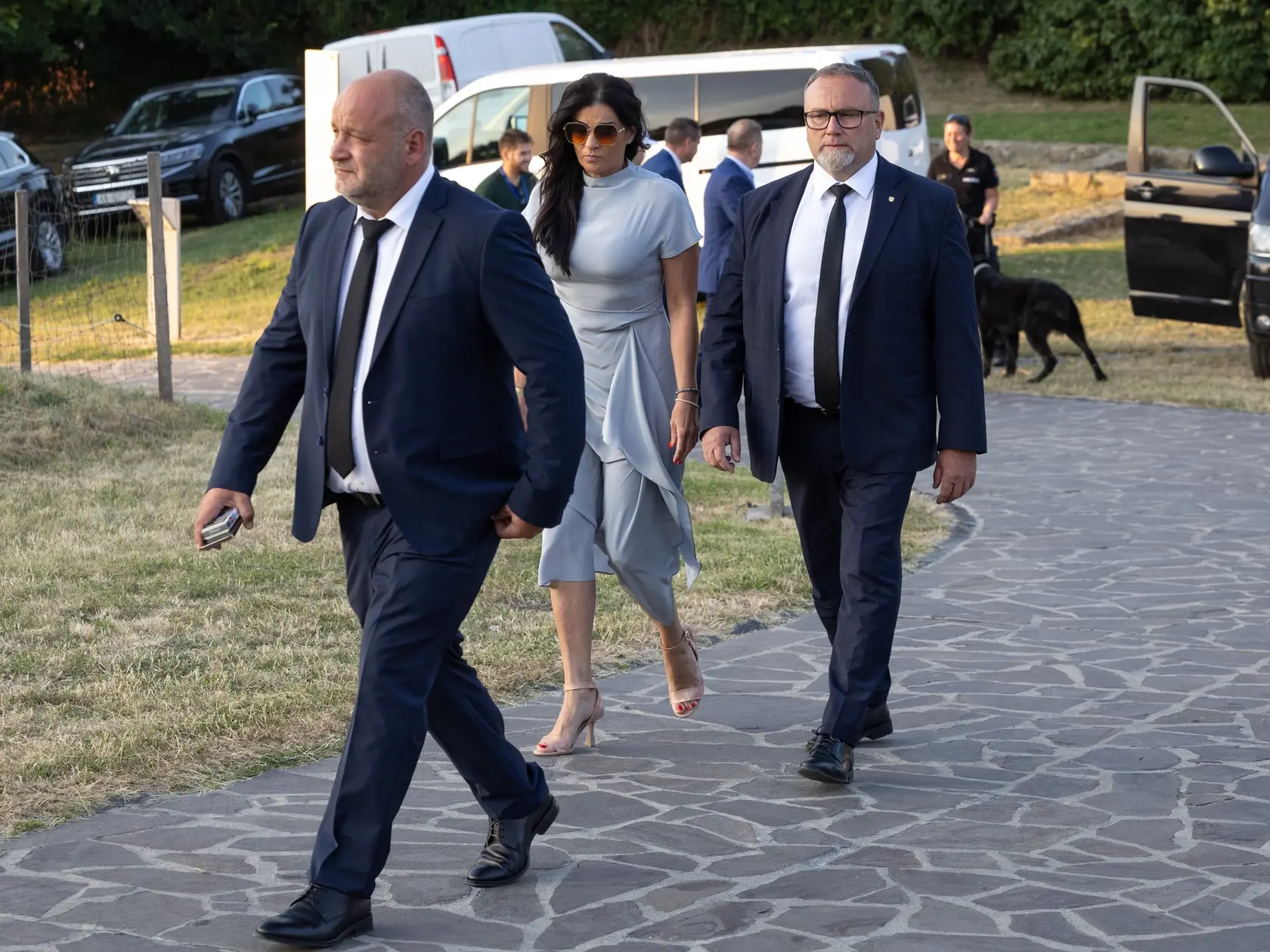 Na sviatok svätého Cyrila a Metoda sa na hrade Devín v Bratislave konali tradičné cyrilo-metodské oslavy. Pre návštevníkov bol počas celého dňa pripravený kultúrno-spoločenský program a viacero atrakcií. Večerný program bol vyhradený pre predstaviteľov štátu a pozvaných hostí. Na snímke je Peter Šuca.