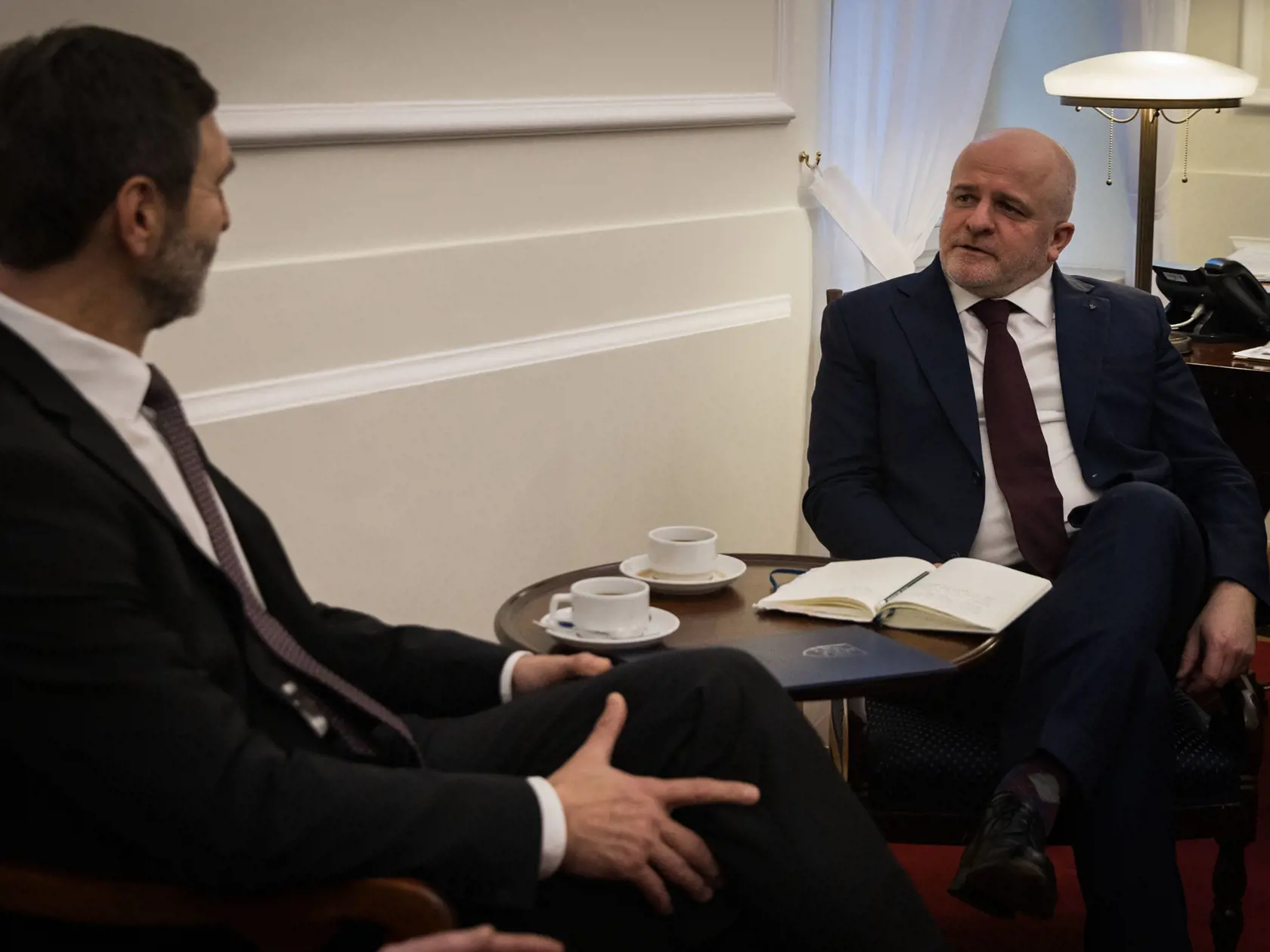 Minister Juraj Blanár na pracovnej ceste vo Varšave s predsedom Výboru pre zahraničné veci Sejmu Poľskej republiky a splnomocnencom poľskej vlády pre obnovu Ukrajiny Pawlom Kowalom.