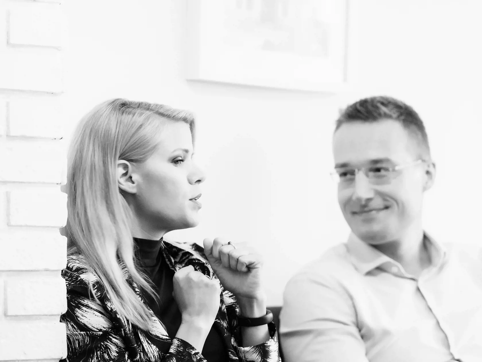 Na snímke manželia novinári Zuzana Kovačič Hanzelová a Michal Kovačič.
