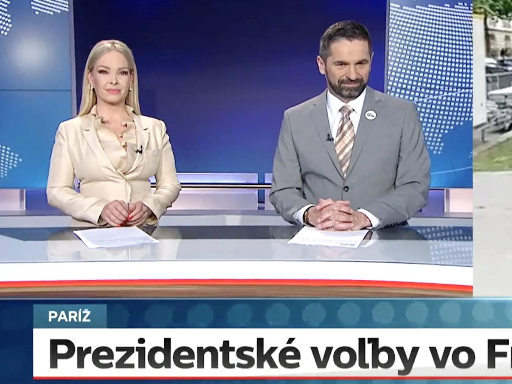 LUCIA BARMOŠOVÁ počas vysielania hlavného spravodajstva bojovala s muchou.
