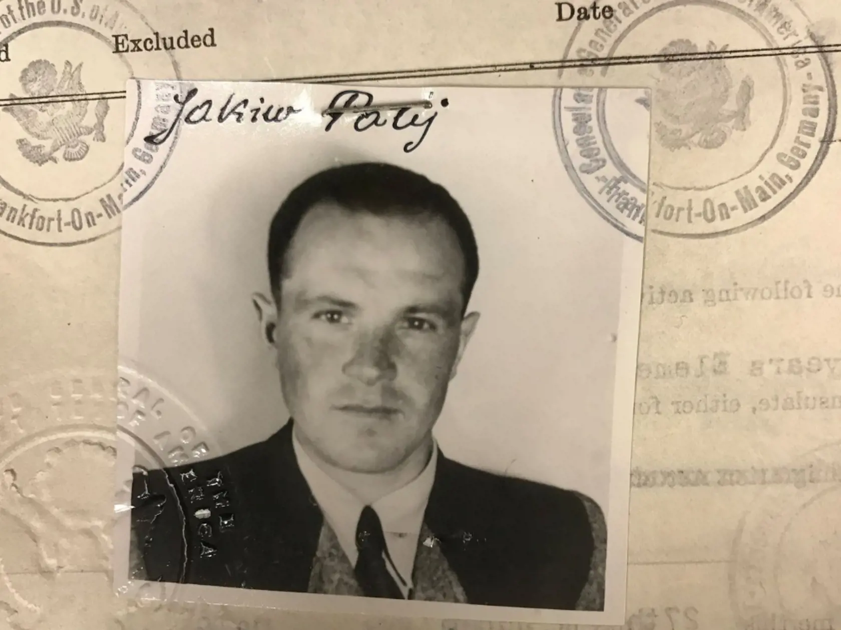 Jakiw Palij ako vojak.