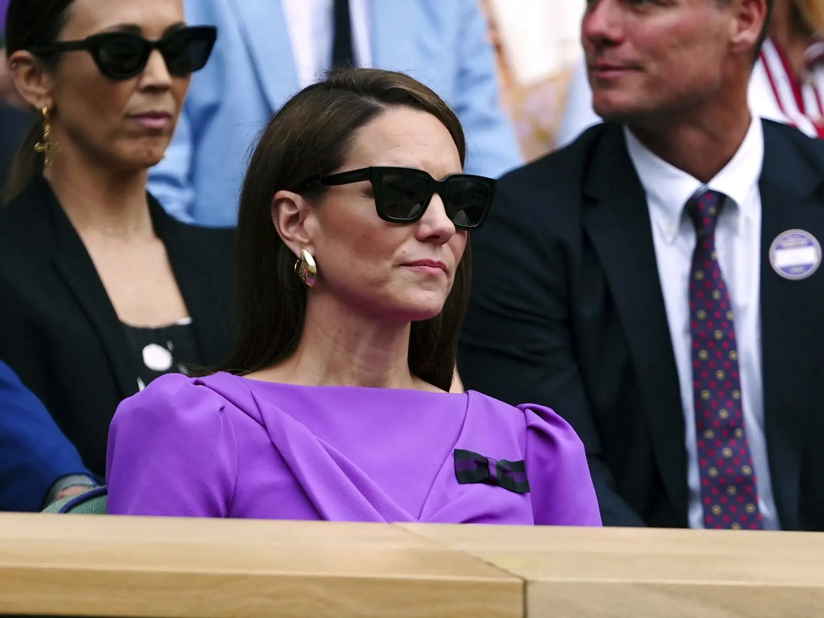 Princezná Kate počas finálového duelu medzi Alcarazom a Djokovičom