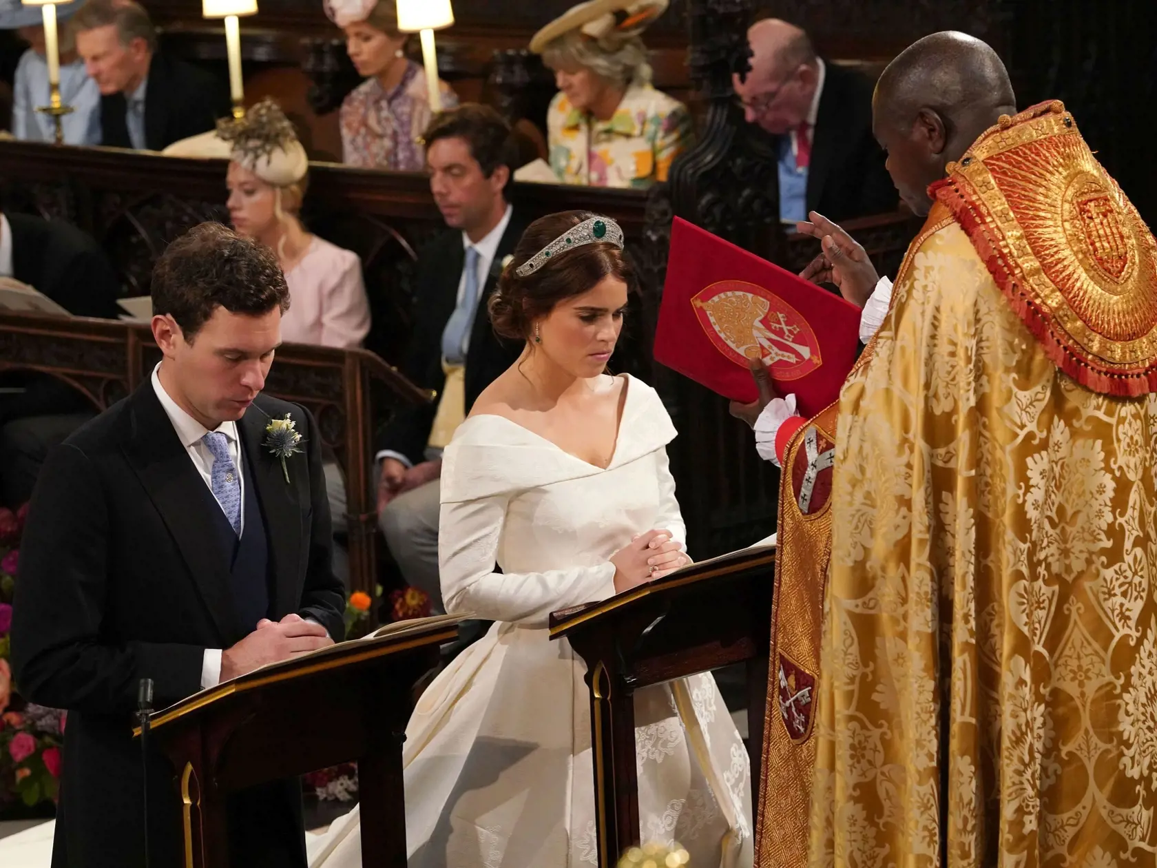 Svadba princeznej Eugenie a Jacka Brooksbanka.