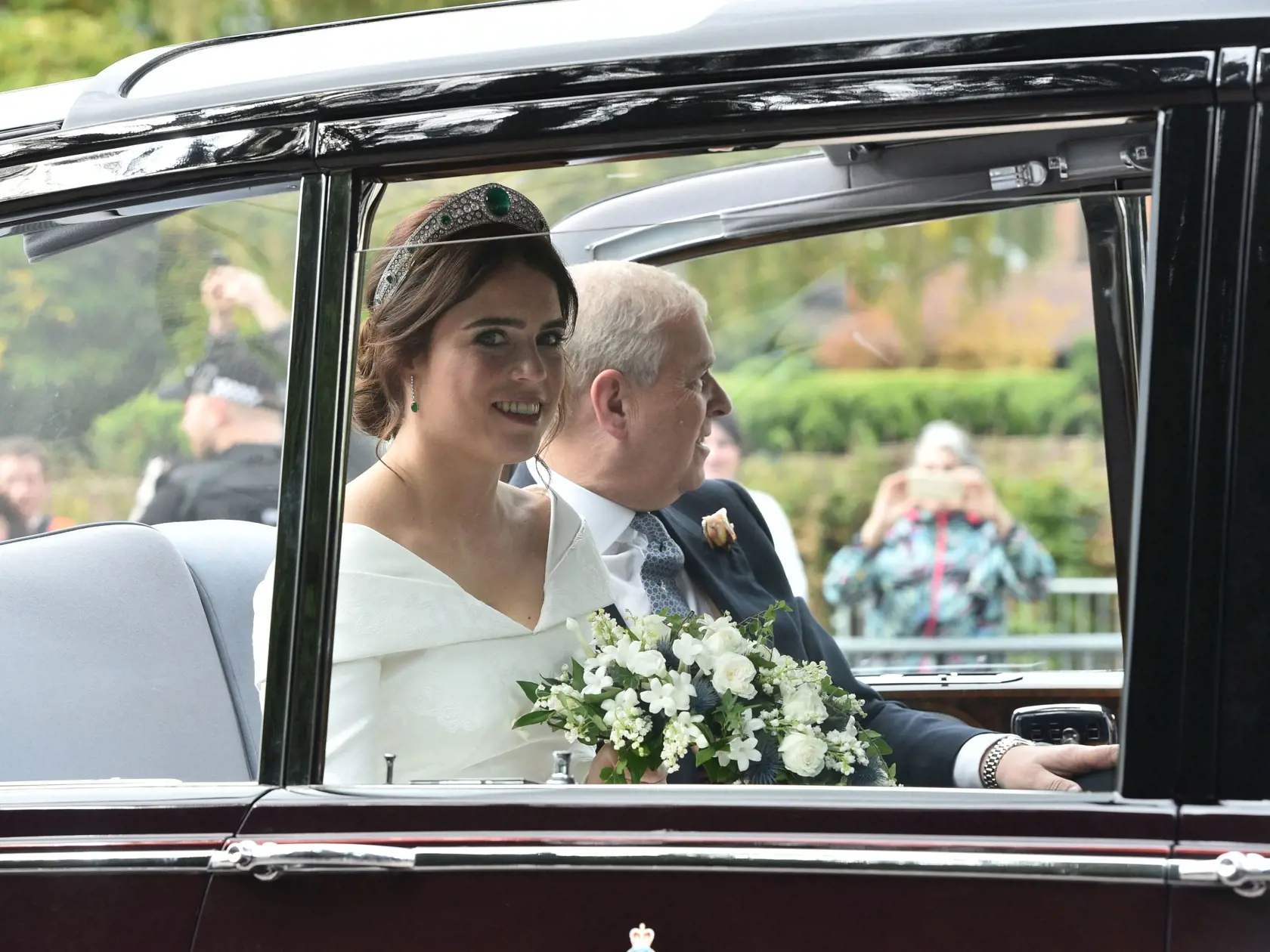Svadba princeznej Eugenie a Jacka Brooksbanka.
