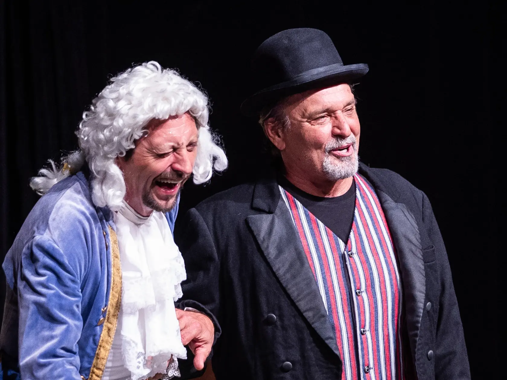 August 2024: Divadelno-hudobný festival Piešťanské zábaly. Na snímke Lukáš Latinák a Jozef Vajda.