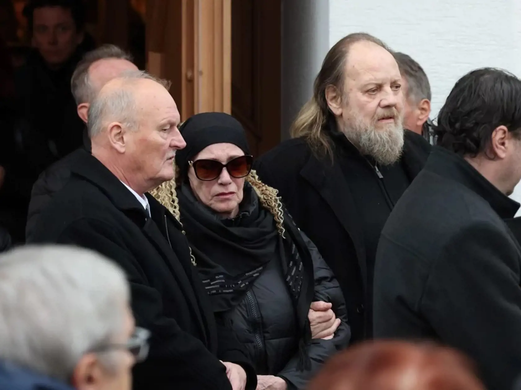 Posledná rozlúčka s Helenou Zeťovou - Lešek Semelka a jej mama.