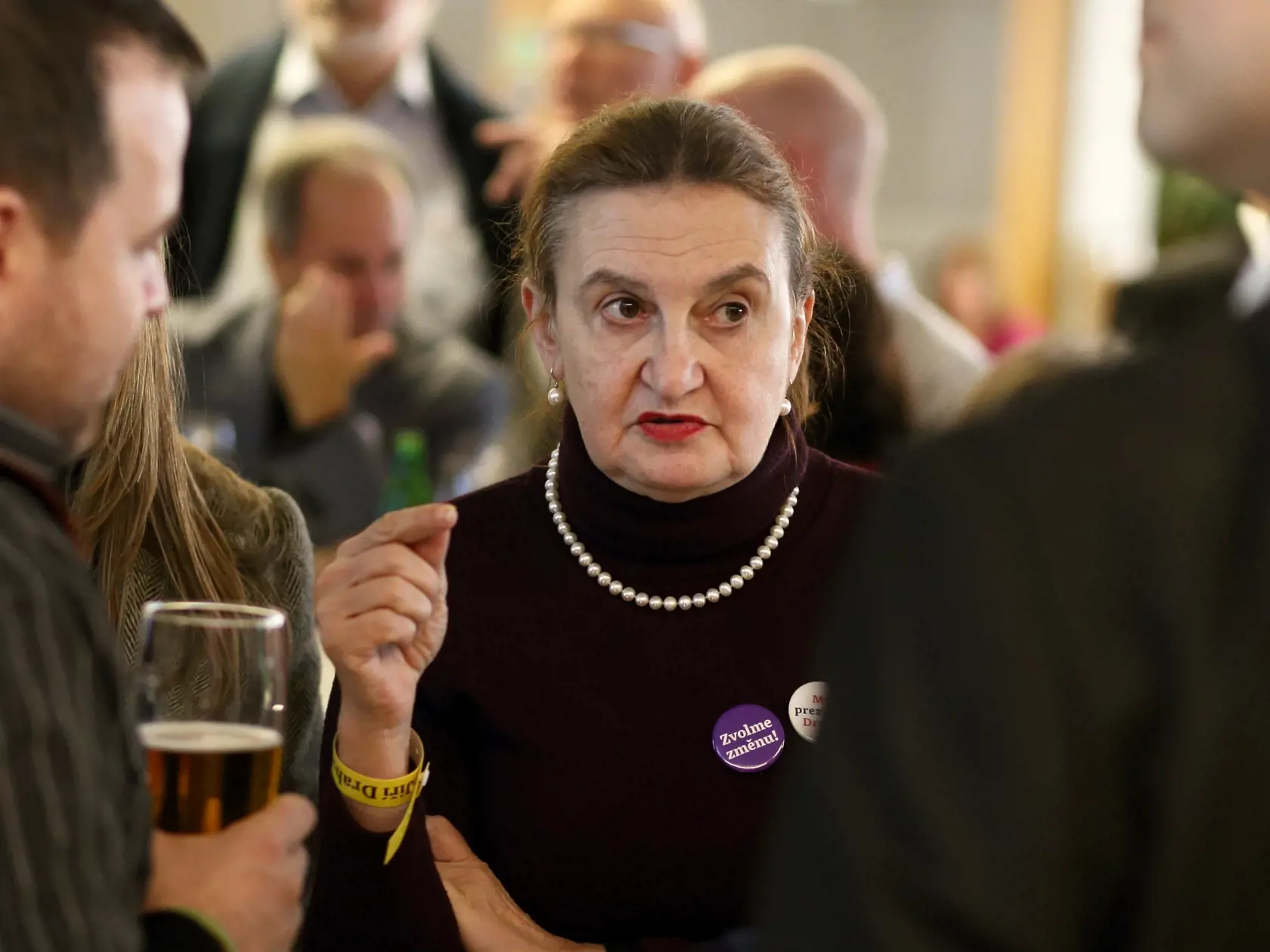 Herečka Eva Holubová, známa z filmu Pelíšky.