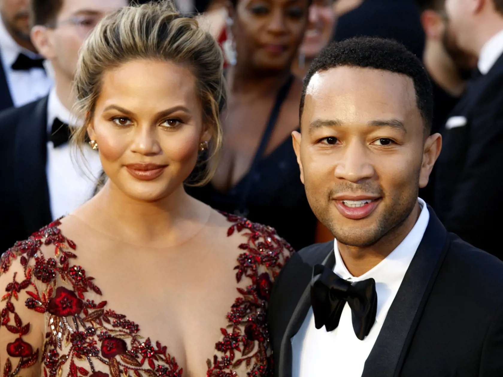 Chrissy,Teigen,And,John,Legend,At,The,88th,Annual,Academy