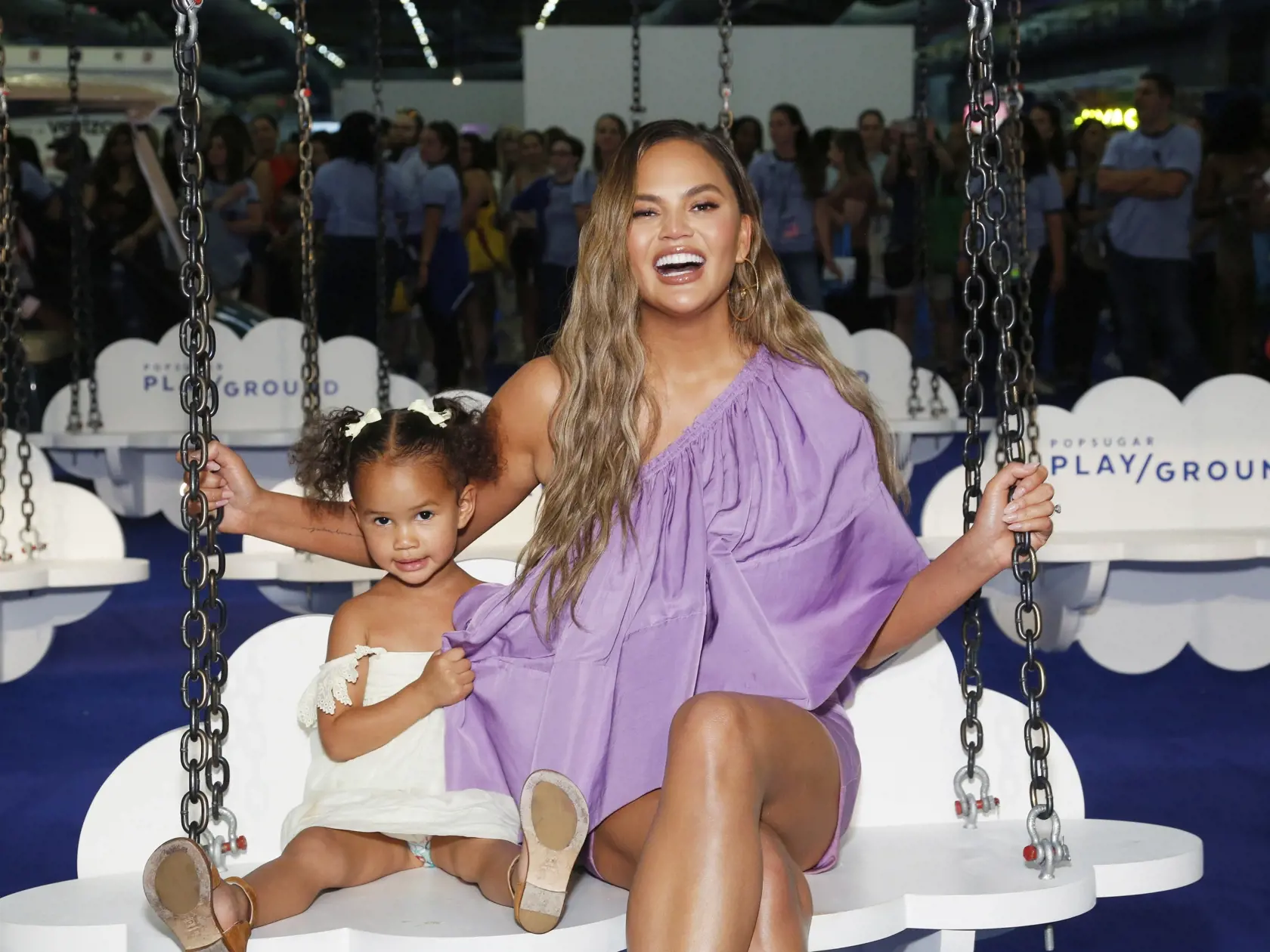 Chrissy Teigen s dcérkou Lunou
