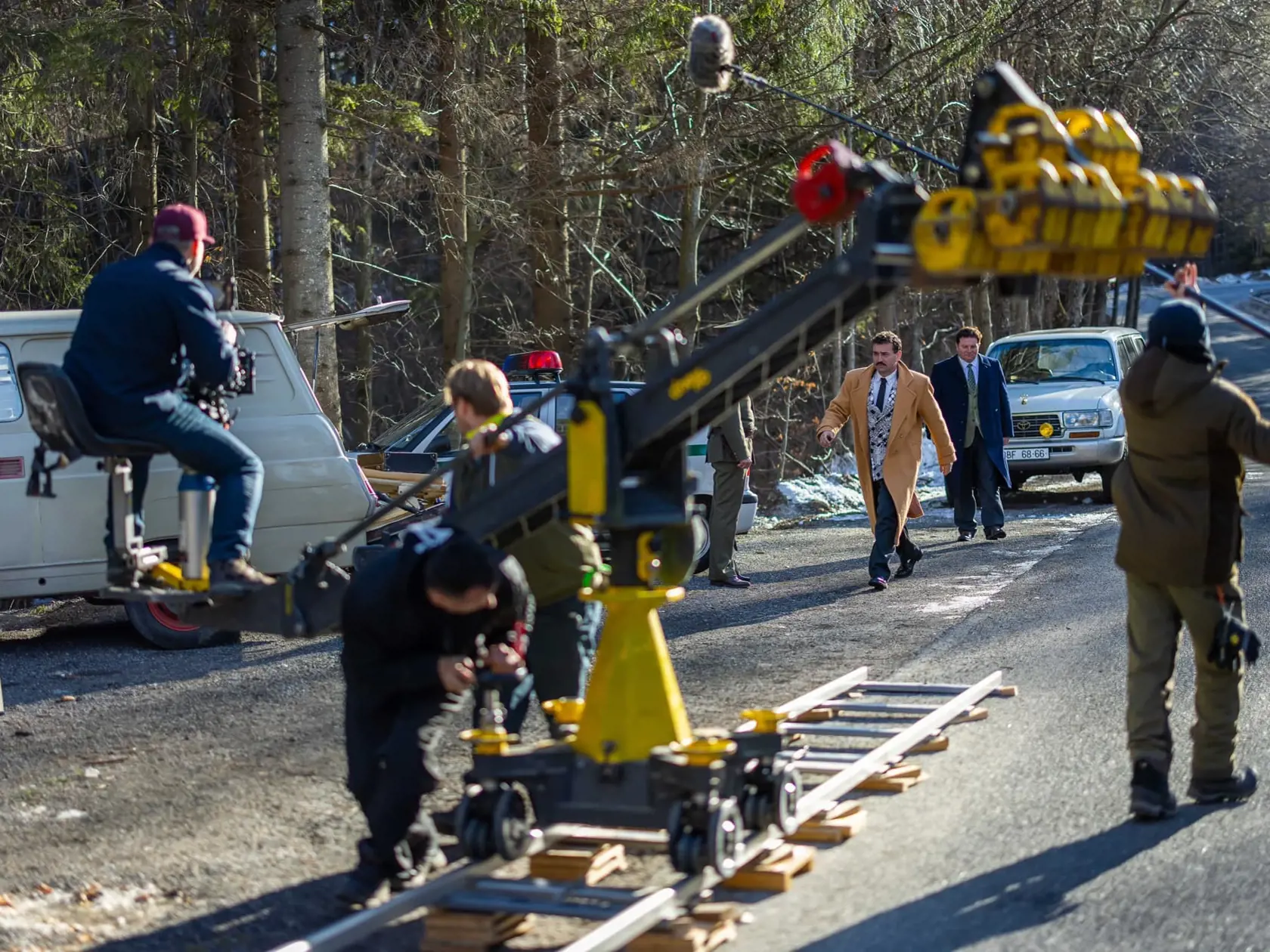 Zákulisné fotky z natáčania filmu MIKI. Nakrúcalo sa aj Telgárte.
