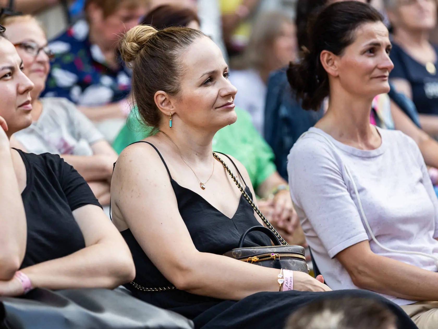 Spomienková akcia na herca Dana Heribana v Trnave. Na snímke Zuzana Kubovčíková Šebová.