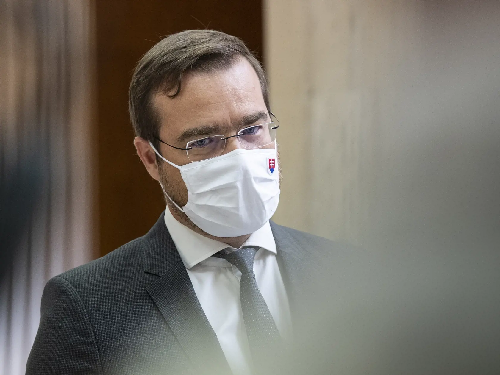 Na snímke minister zdravotníctva SR Marek Krajčí (OĽANO) prichádza na rokovanie 35. schôdze vlády SR v Bratislave 2. septembra 2020. FOTO TASR - Pavel Neubauer