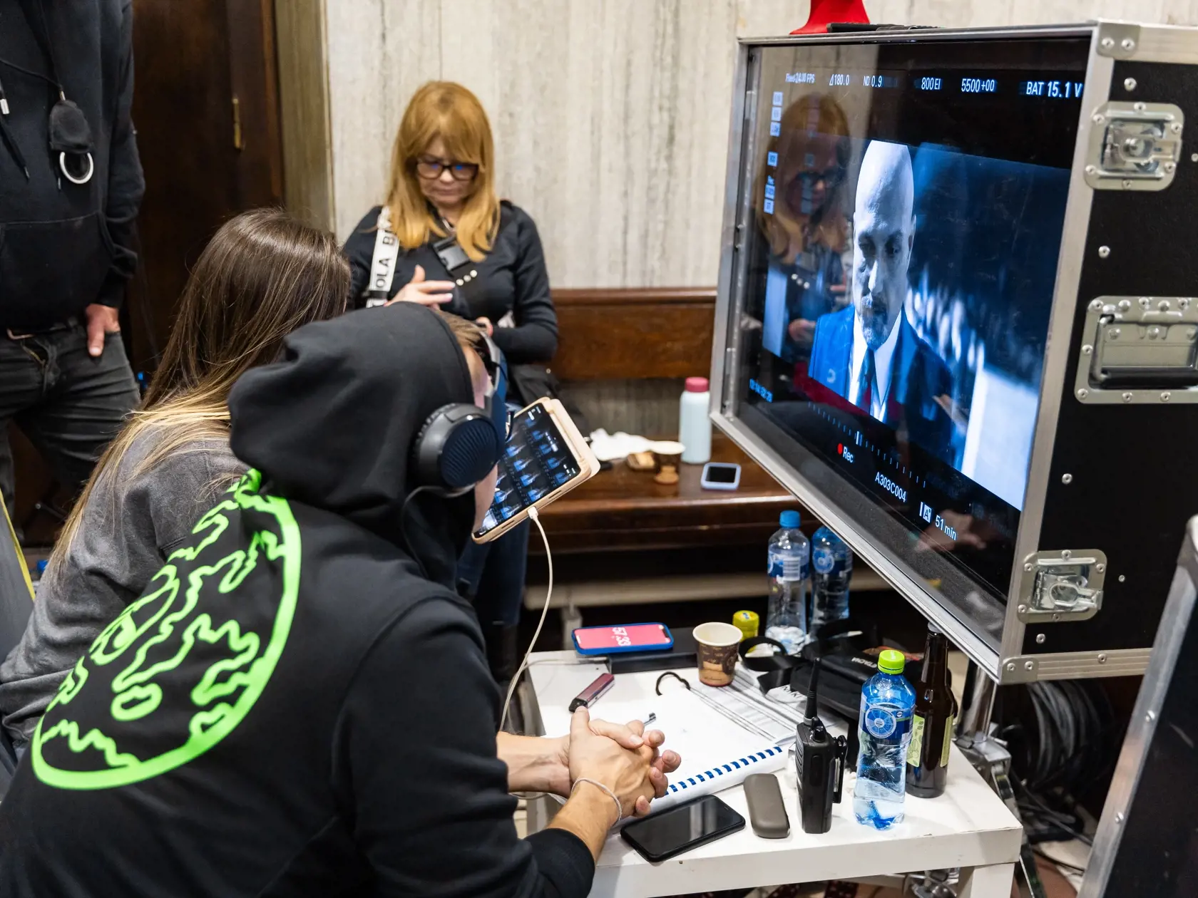 Posledný natáčací deň filmu o Mikulášovi Černákovi MIKI v bratislavskom Justičnom paláci.